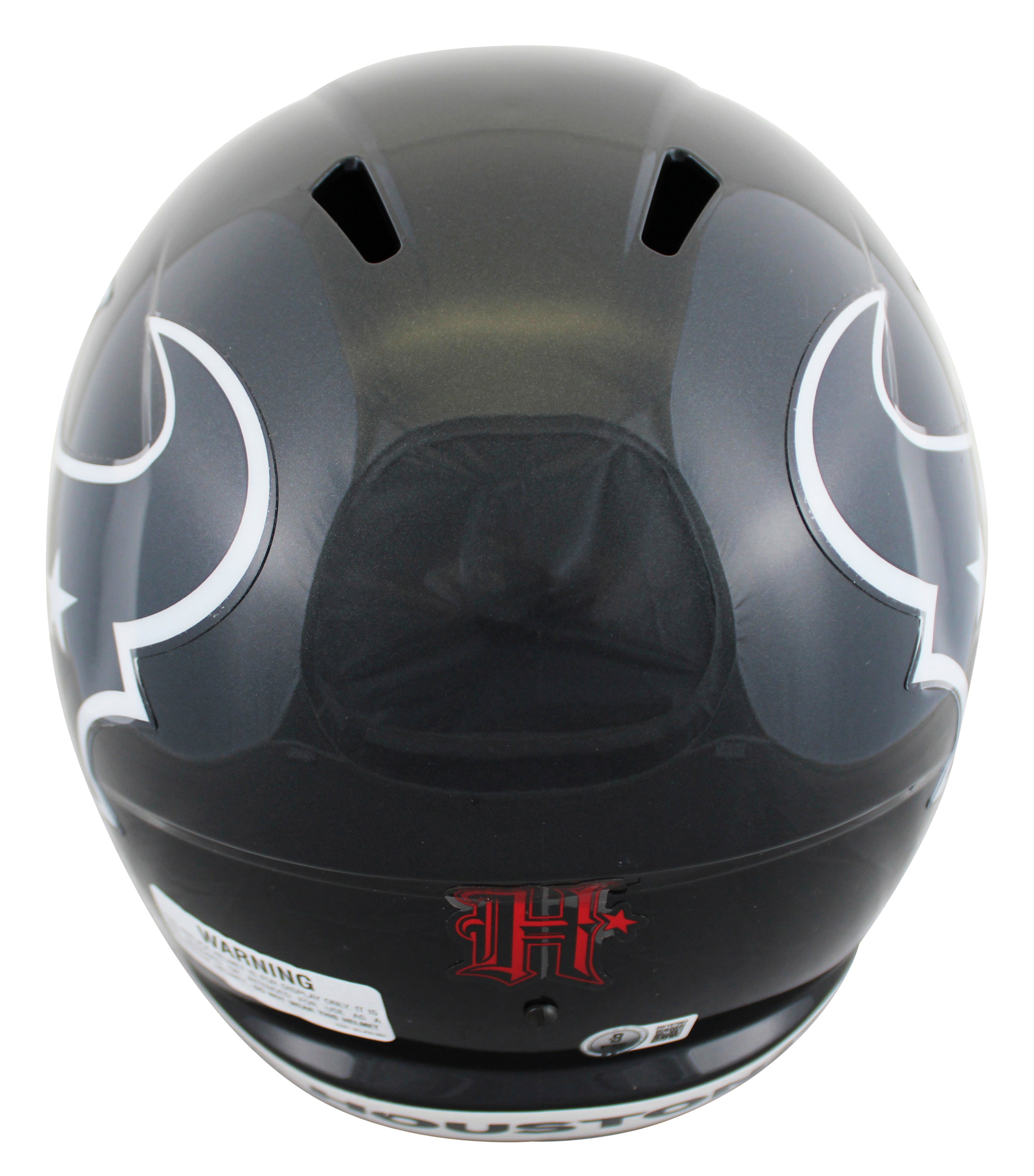 Texans Nico Collins Authentic Signed Full Size Speed Rep Helmet BAS Witnessed 2