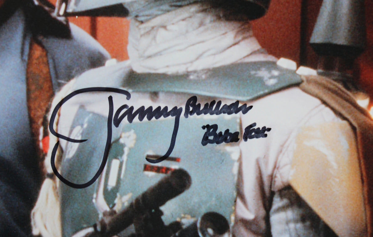 David Prowse & Jeremy Bulloch w/ Insc. Star Wars Signed 12x16 Photo BAS #AE64266