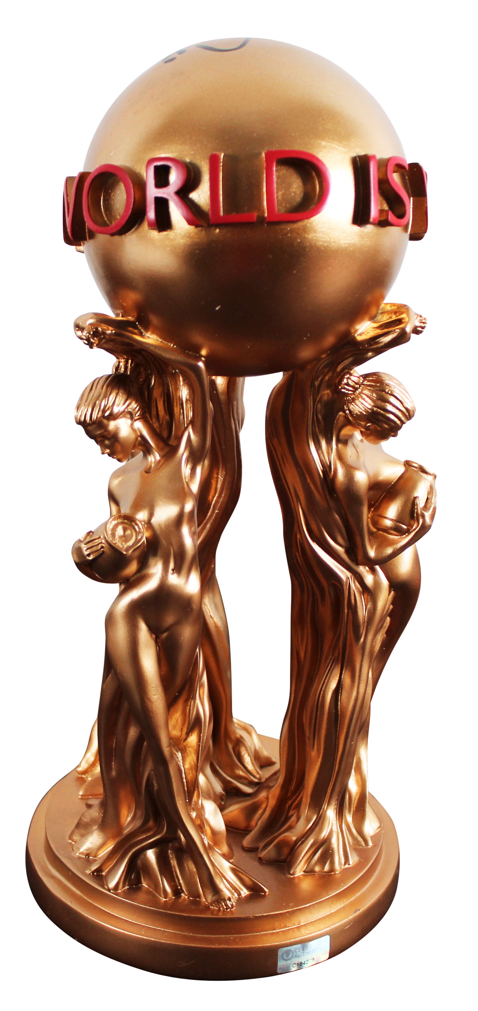 Al Pacino Signed 12" Scarface The World Is Yours Statue BAS #BR24651