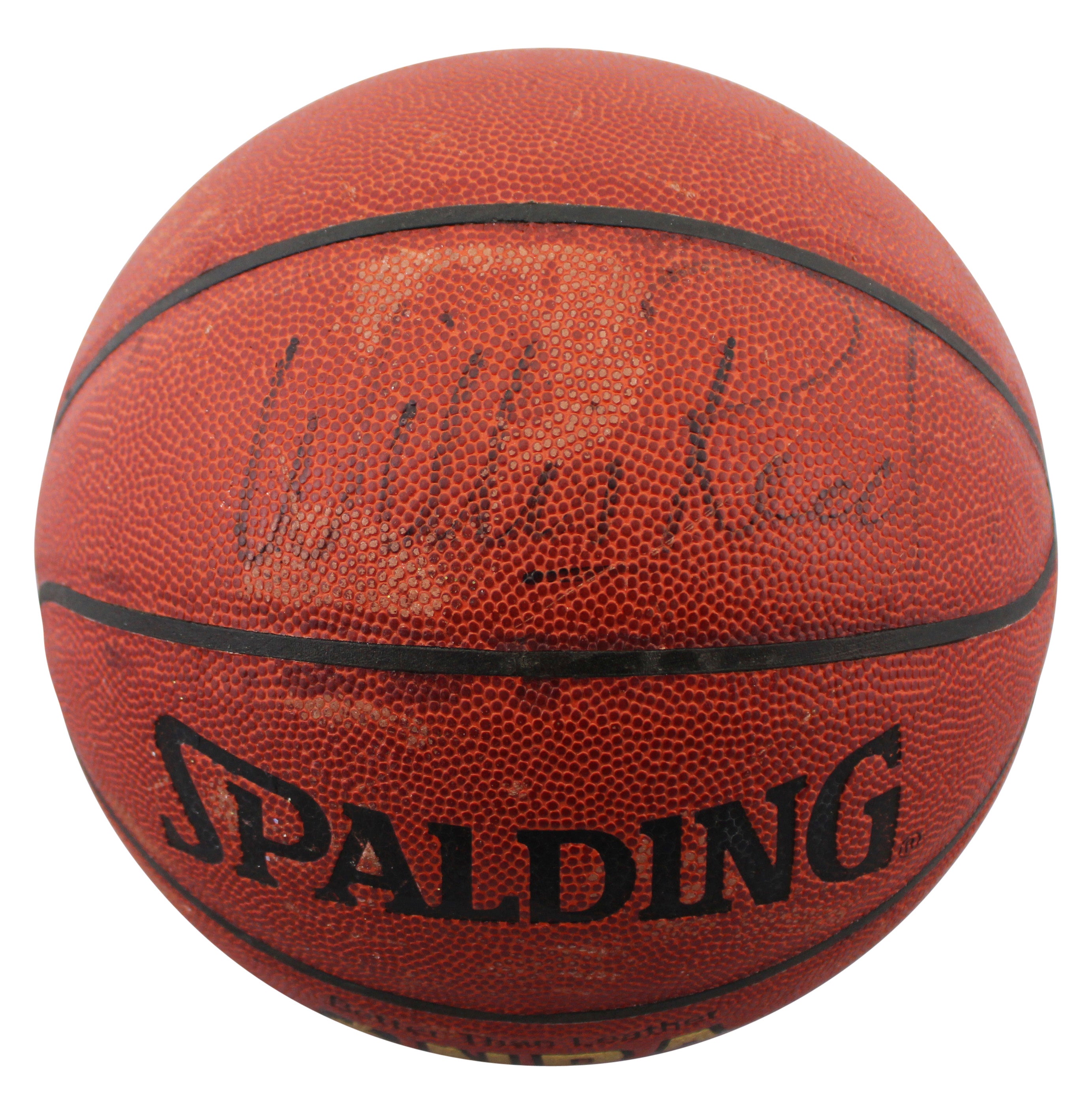 Knicks Willis Reed Authentic Signed Spalding Basketball Autographed BAS #BQ45776