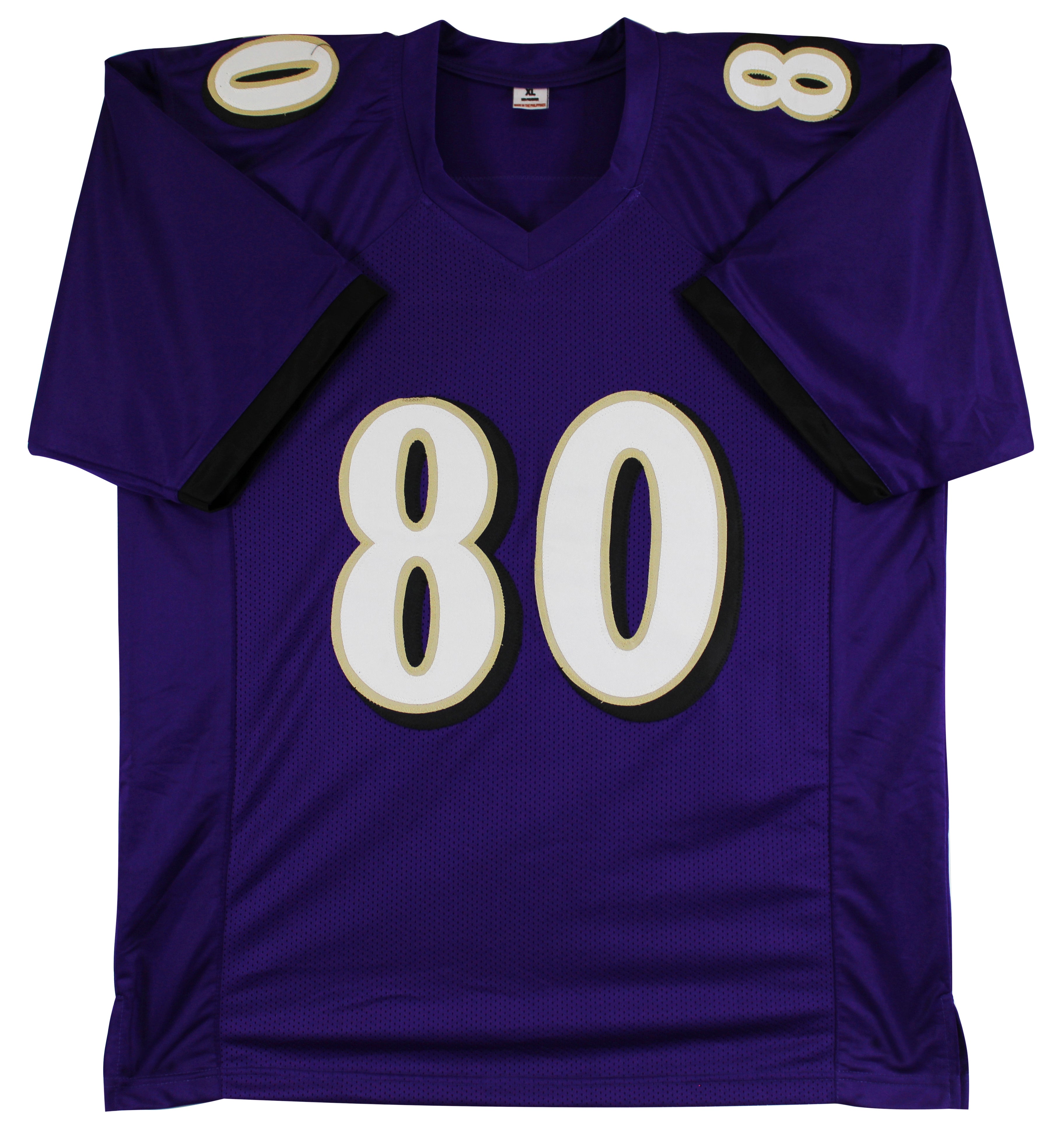 Isaiah Likely Authentic Signed Purple Pro Style Jersey Autographed BAS Witnessed