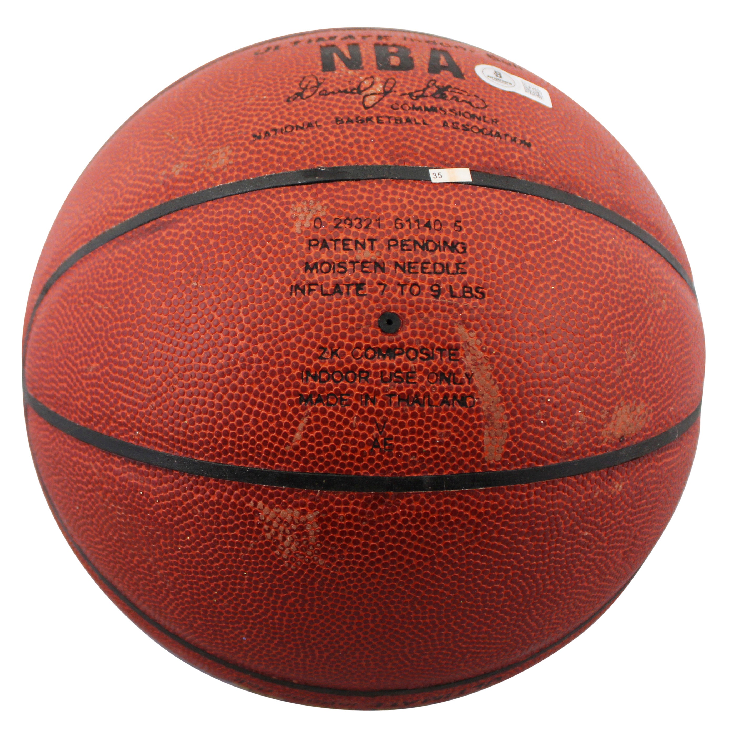 Knicks Willis Reed Authentic Signed Spalding Basketball Autographed BAS #BQ45776