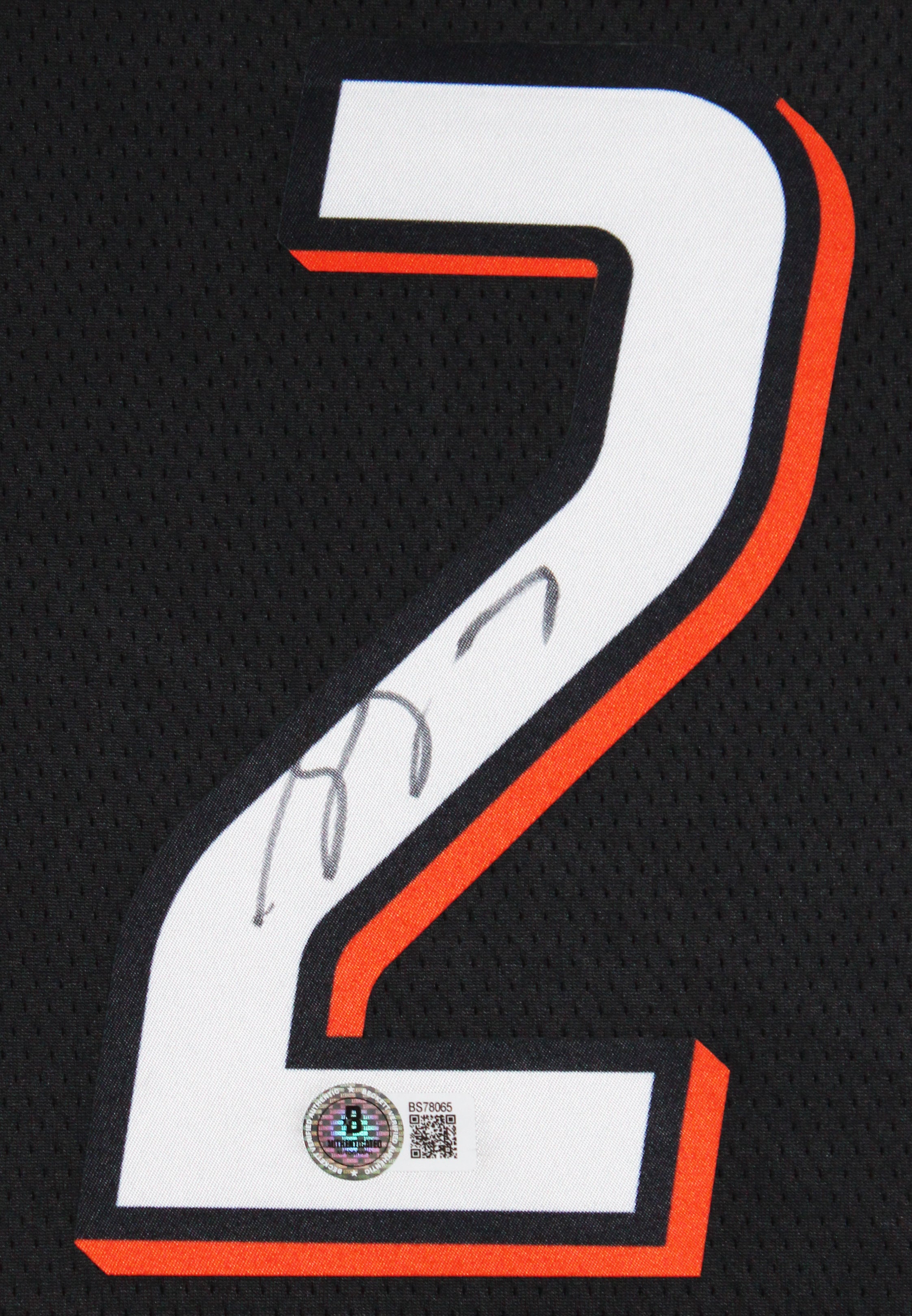 Thunder Shai Gilgeous-Alexander Signed Black Nike Framed Jersey BAS #BS78065