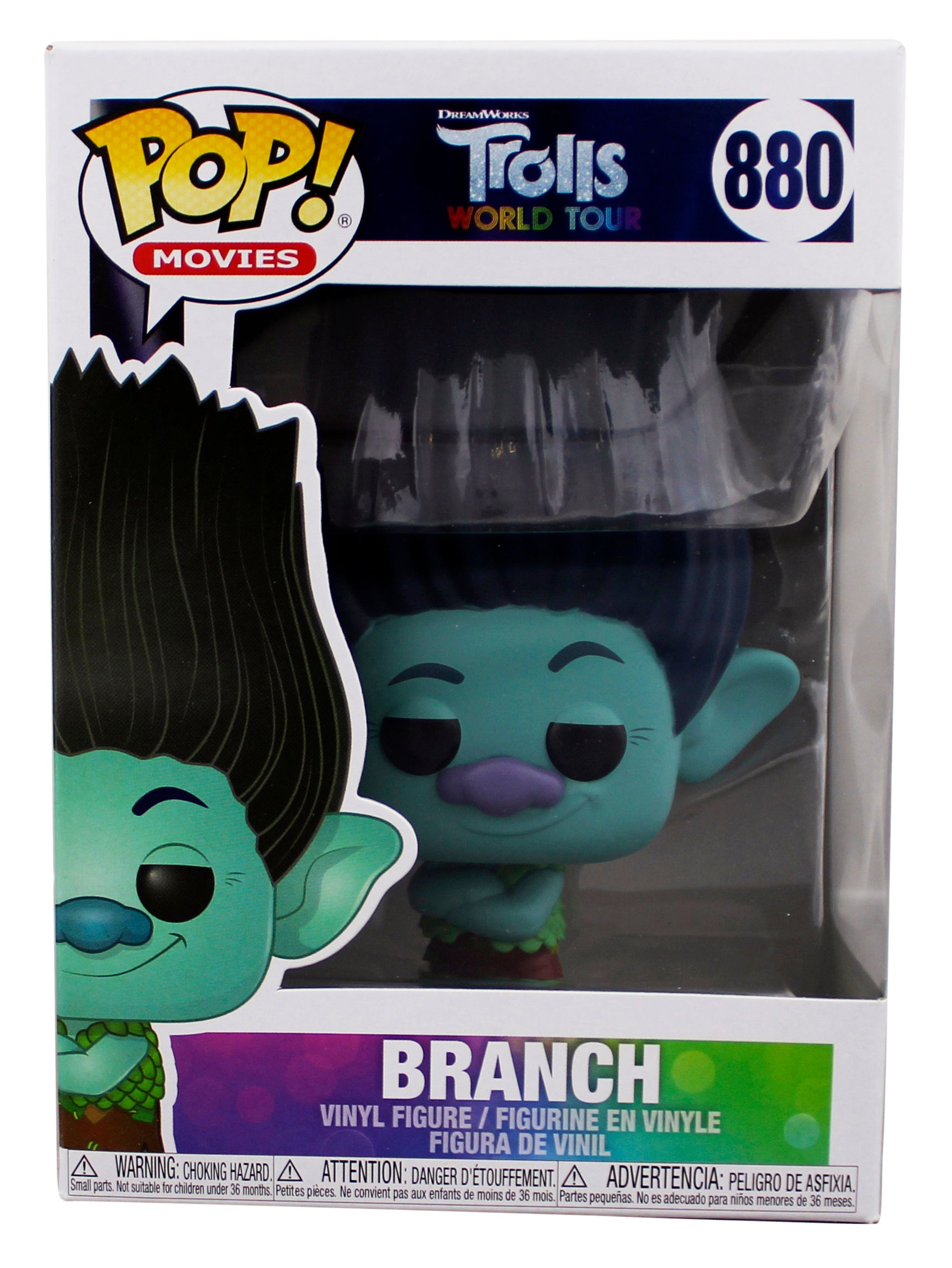 Trolls World Tour Branch #880 Funko Pop Vinyl Figure Un-signed