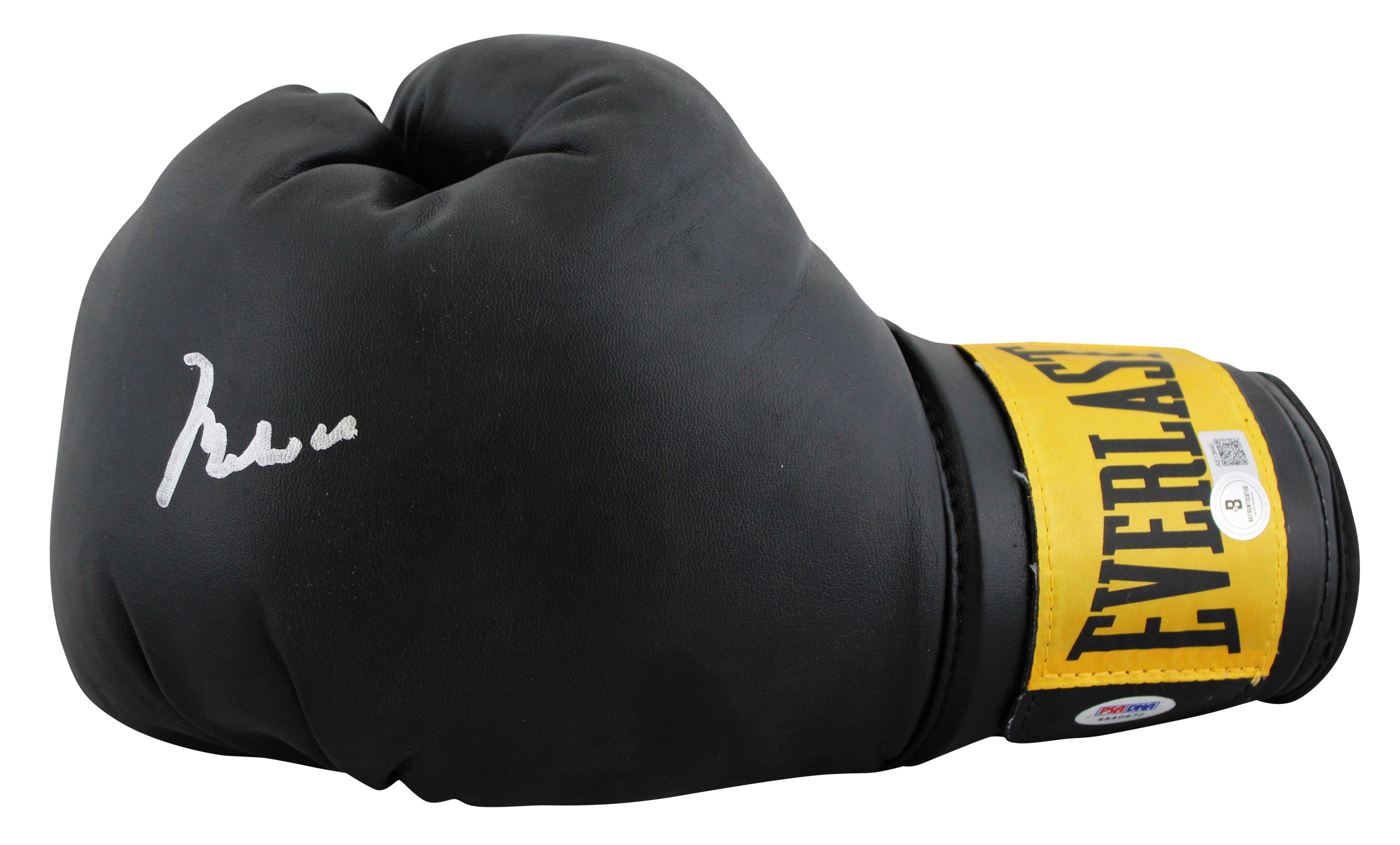 Muhammad Ali Authentic Signed Black Everlast Boxing Glove BAS LOA #AE13640