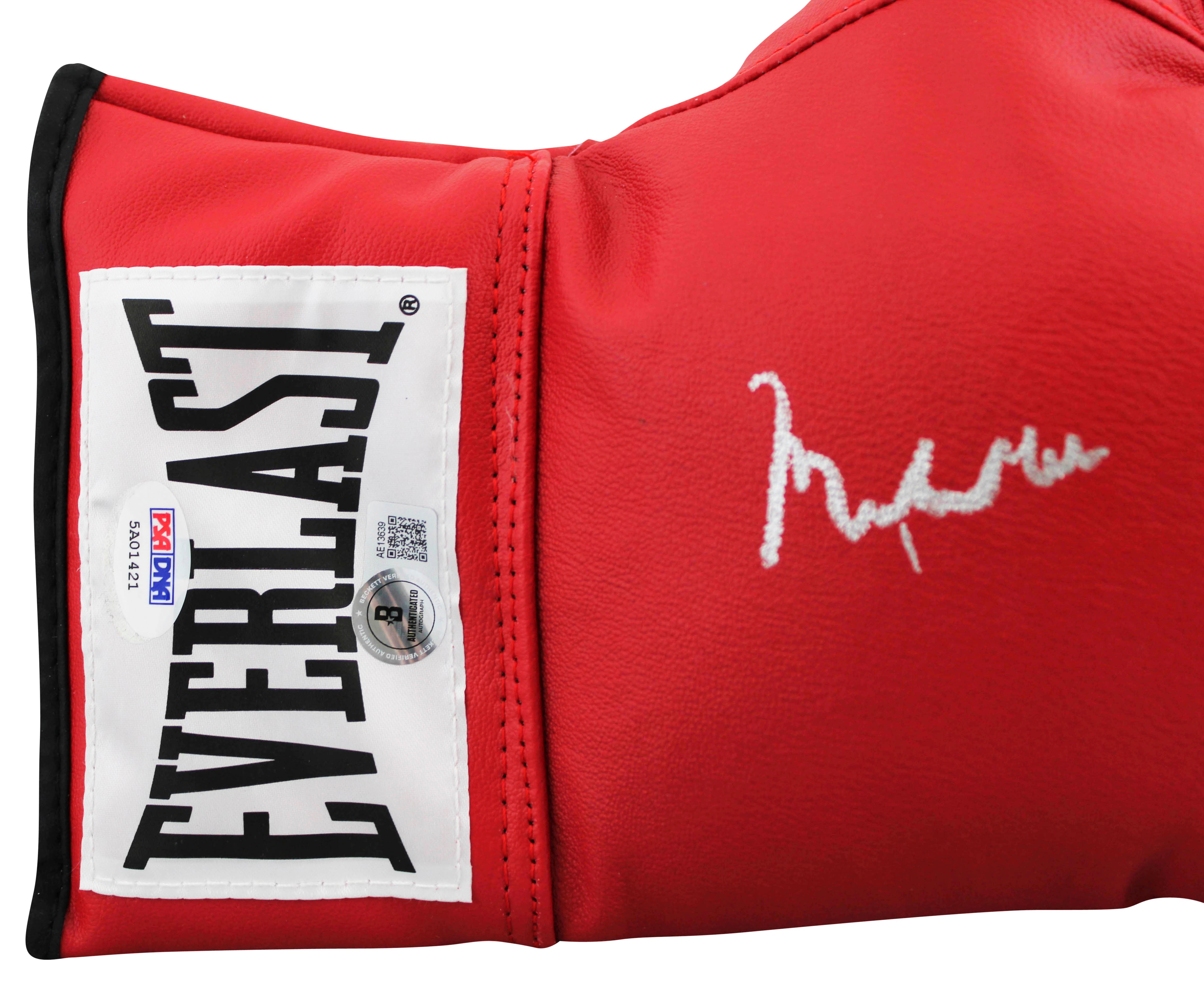 Muhammad Ali Authentic Signed Red Everlast Boxing Glove Autographed BAS #AE13639