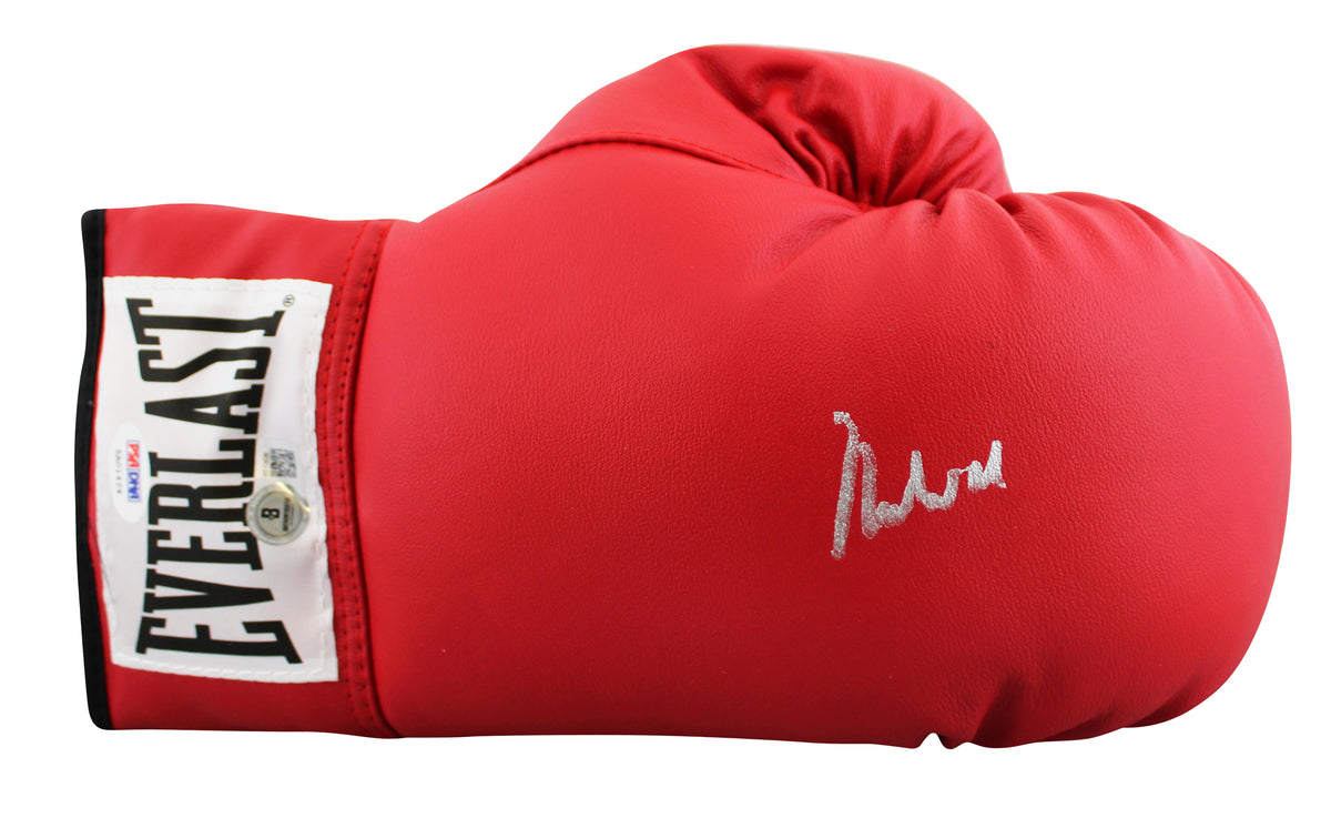 Muhammad Ali Authentic Signed Red Everlast Boxing Glove Autographed BAS #AE13638