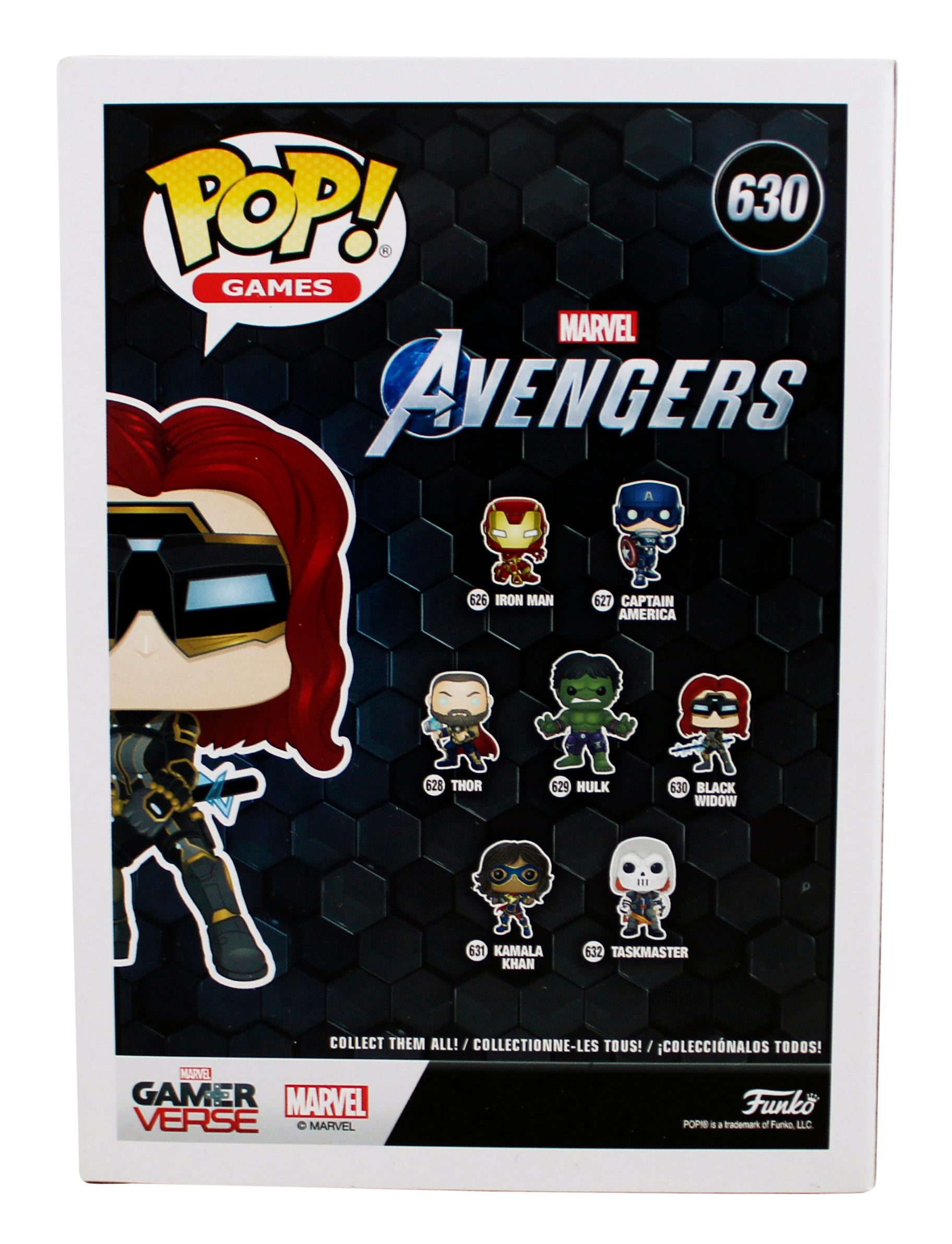 The Avengers Gamerverse Black Widow #630 Funko Pop Vinyl Figure Un-signed