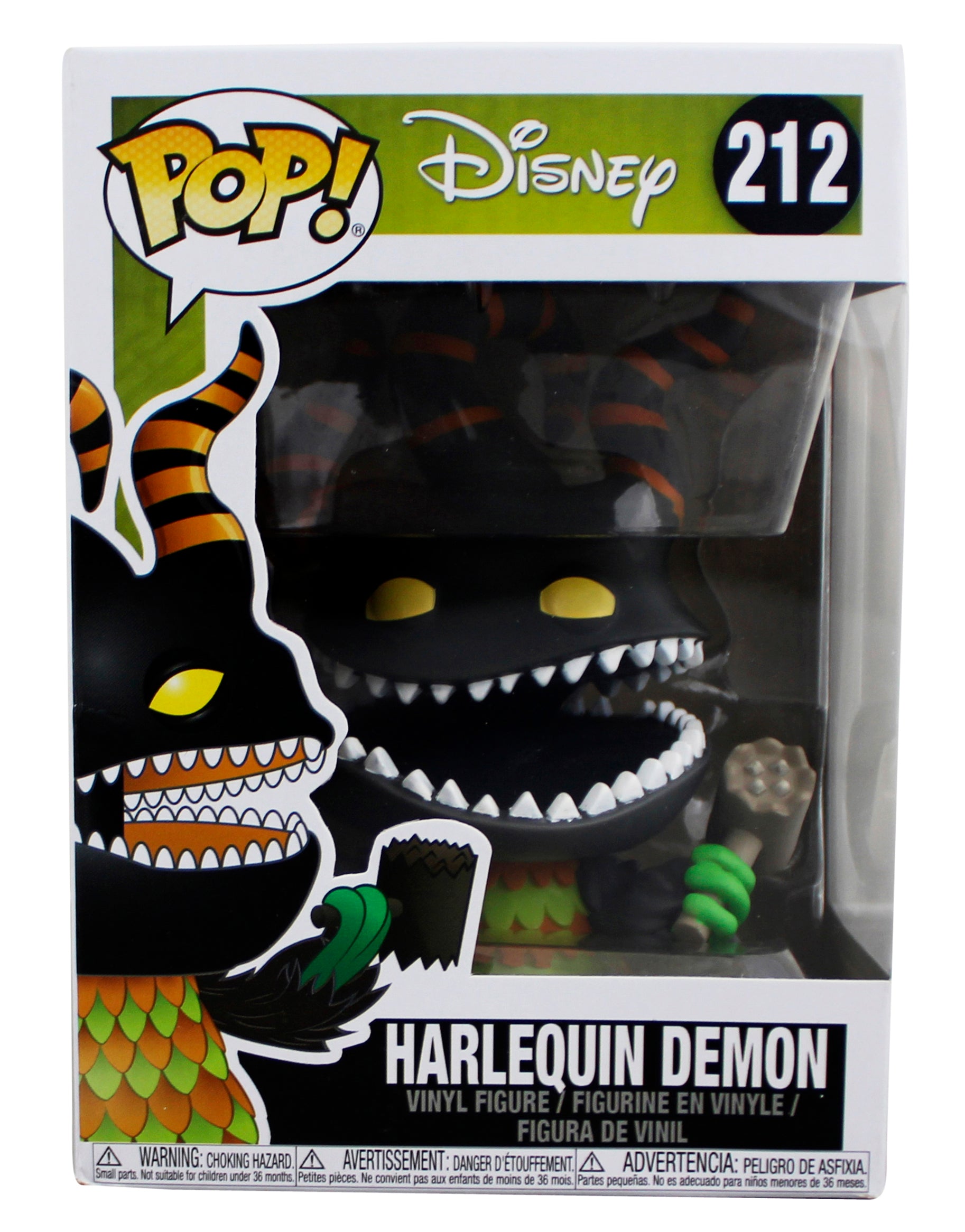 Nightmare Before Christmas Harlequin Demon #212 Funko Pop Vinyl Figure Un-signed