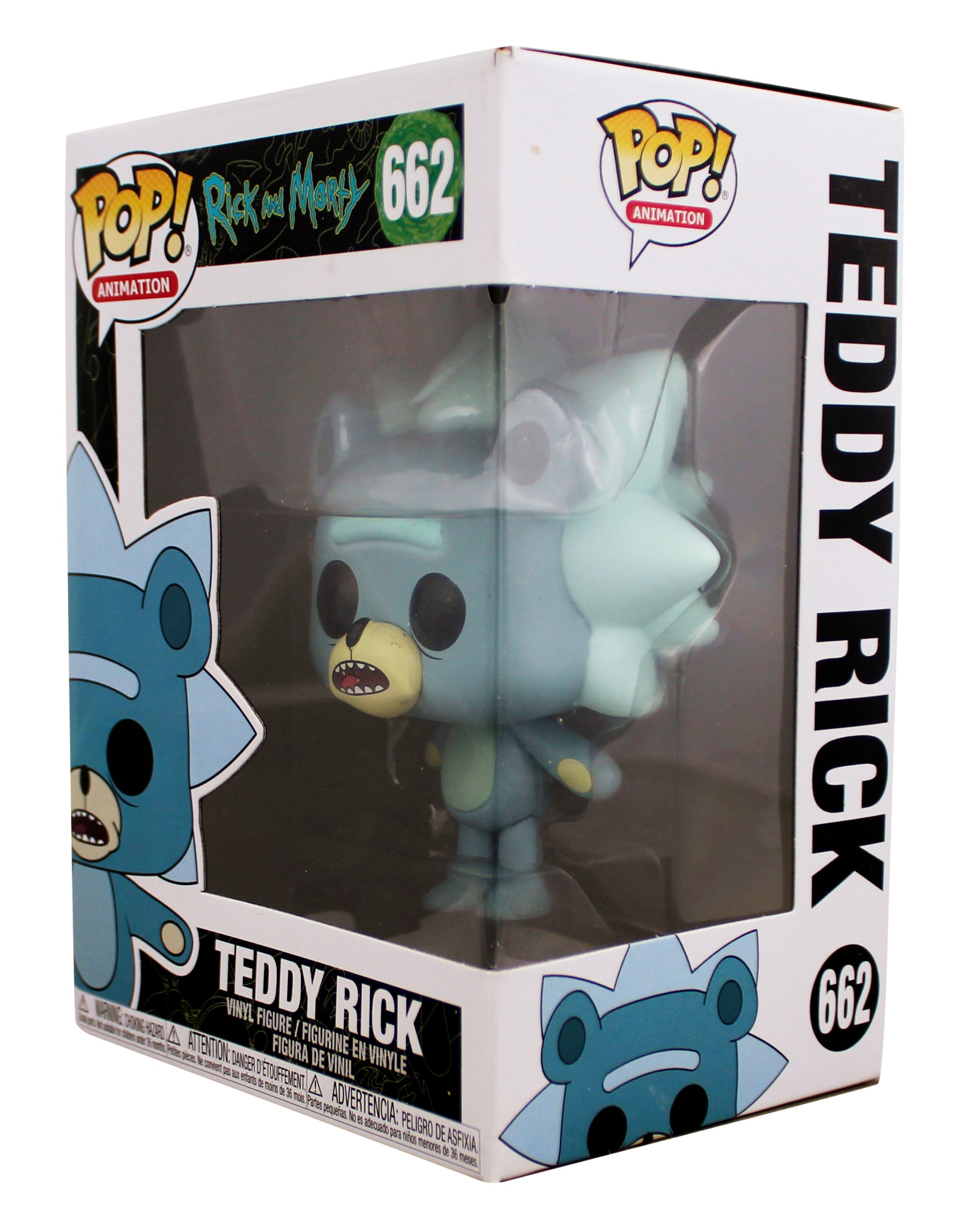 Rick And Morty Teddy Rick #662 Funko Pop Vinyl Figure Un-signed