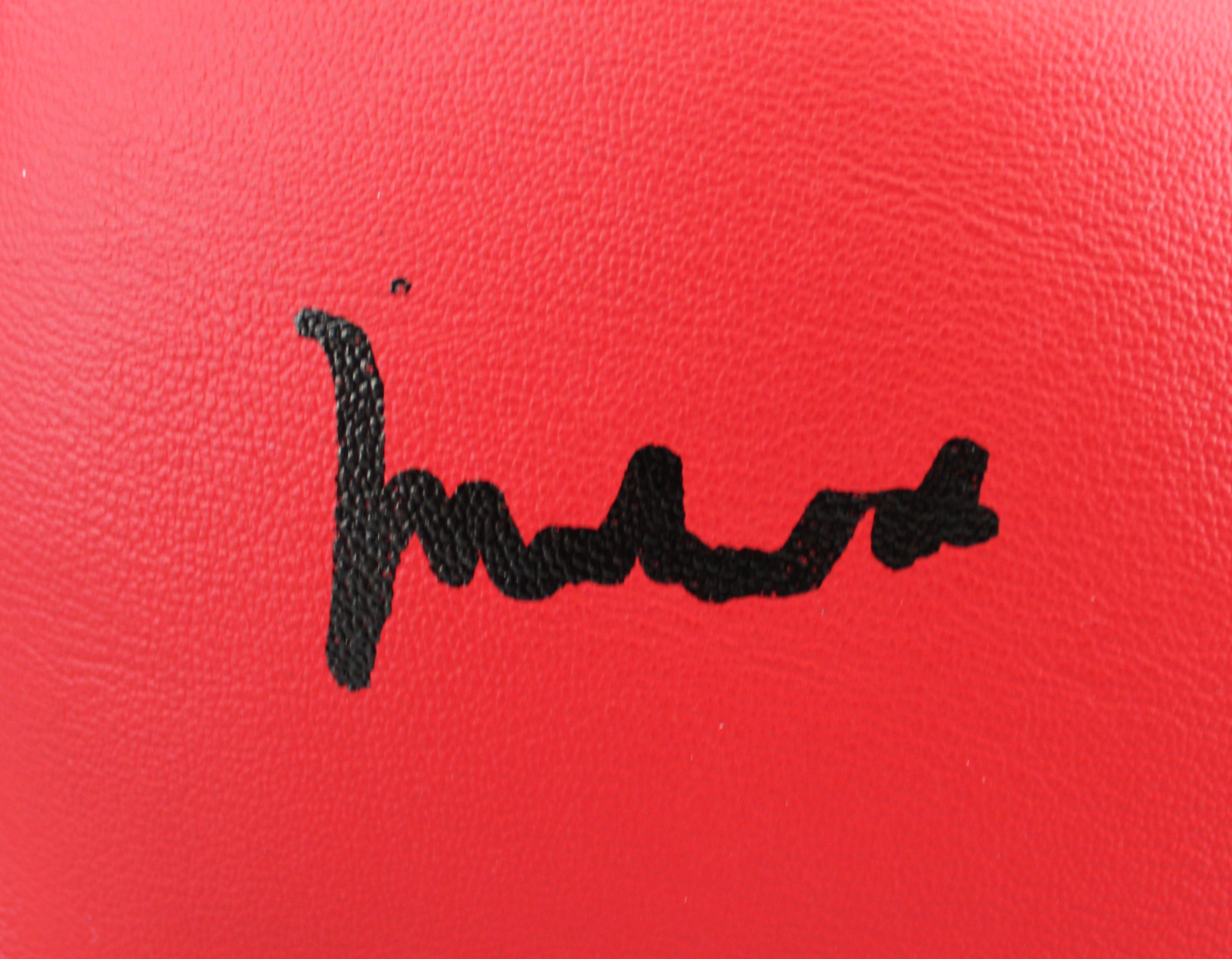 Muhammad Ali Authentic Signed Red Everlast Boxing Glove Autographed BAS #AE13633
