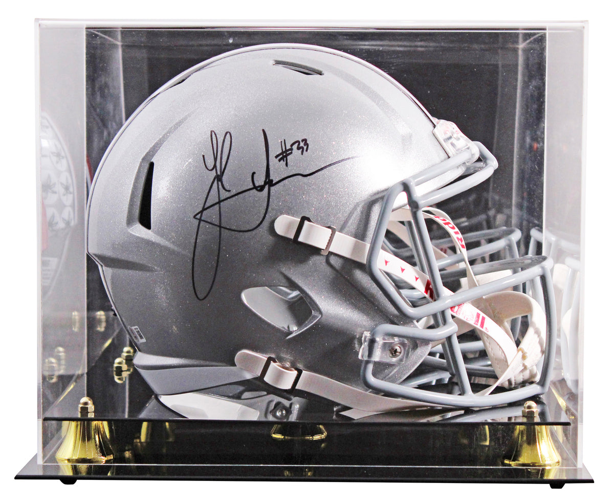 Ohio State Jack Sawyer Signed Full Size Speed Rep Helmet w/ Case BAS Witnessed