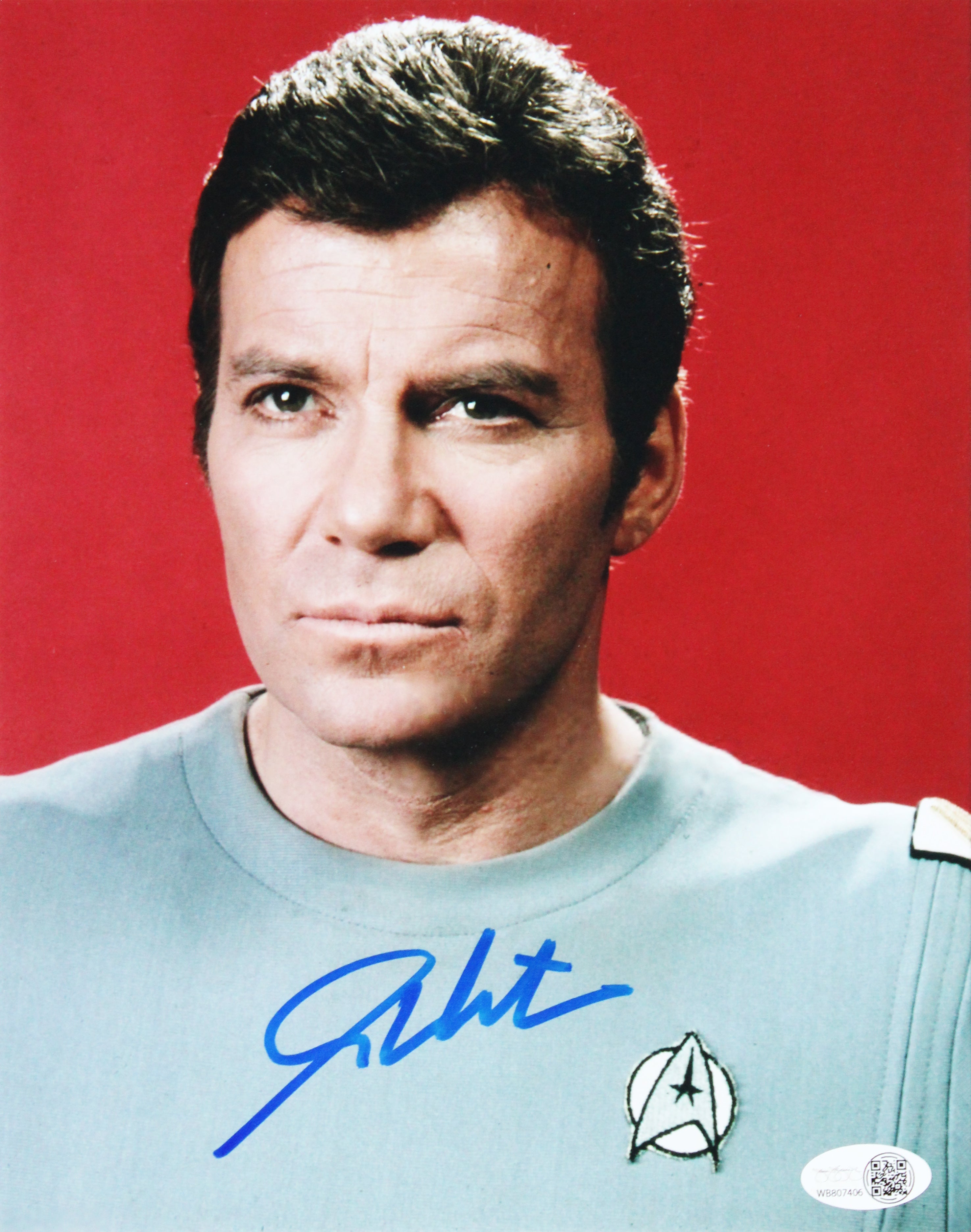 William Shatner Star Trek Authentic Signed 8x10 Framed Photo JSA Wit #WB807406