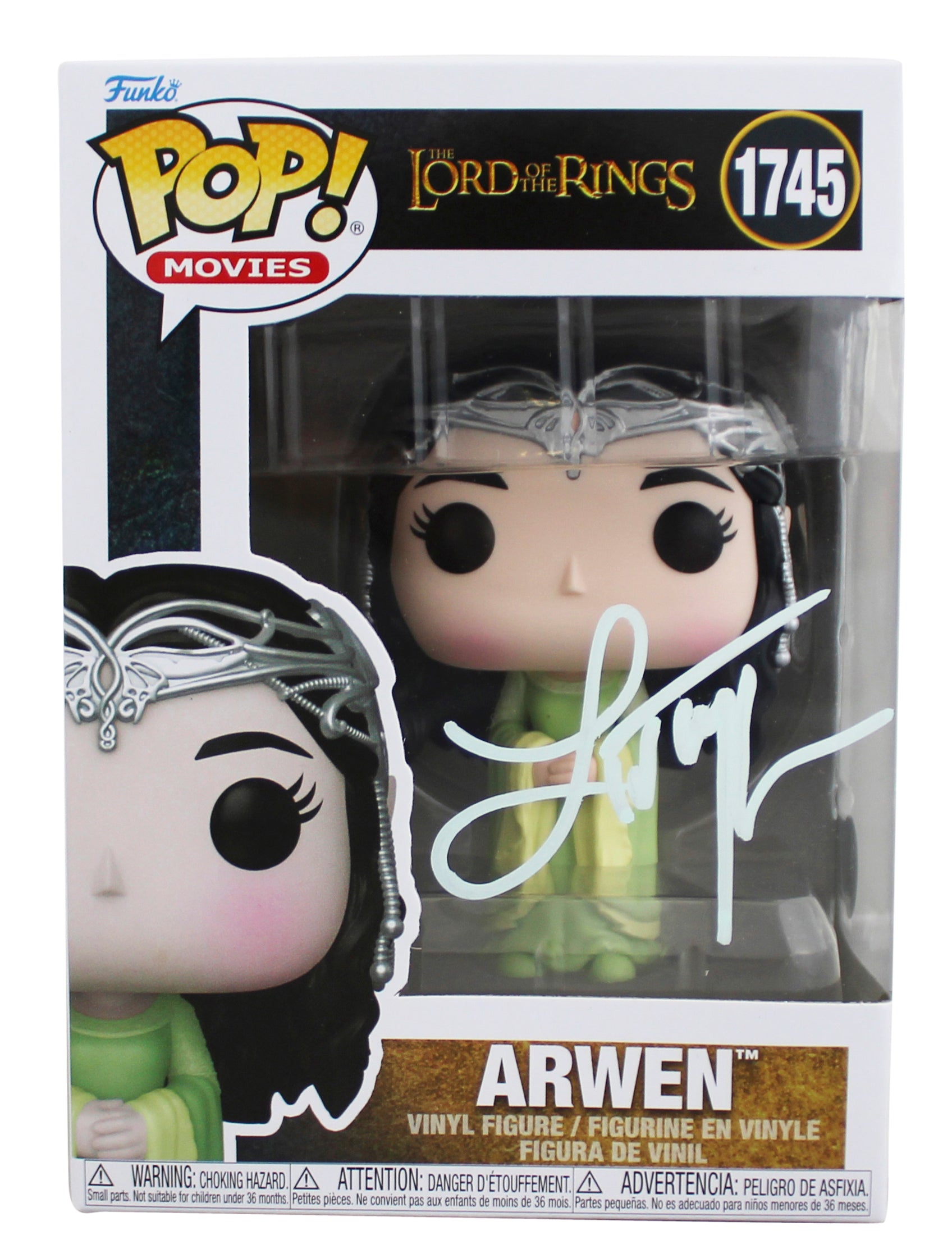 Liv Tyler The Lord of the Rings Signed Arwen #1745 Funko Pop Figure BAS Wit 2