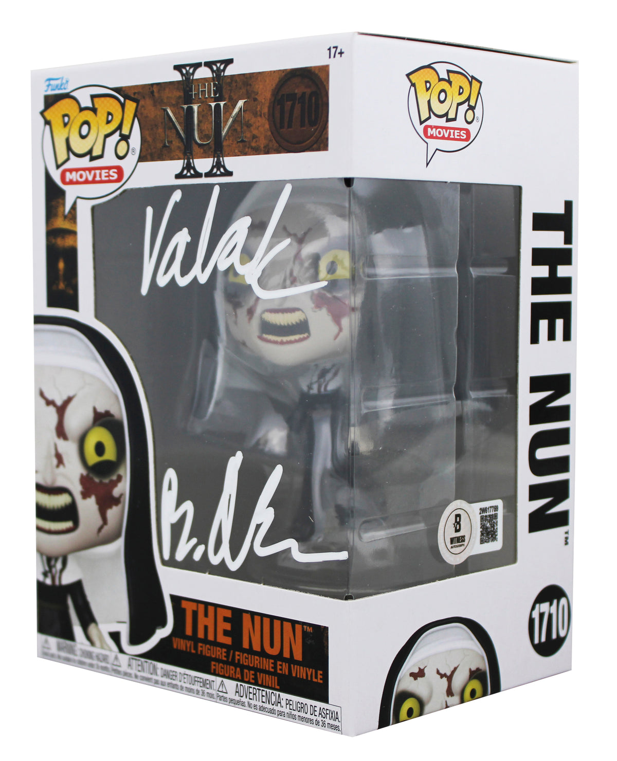 Bonnie Aarons "Valak" Signed The Nun #1710 Funko Pop Vinyl Figure BAS #2W617759