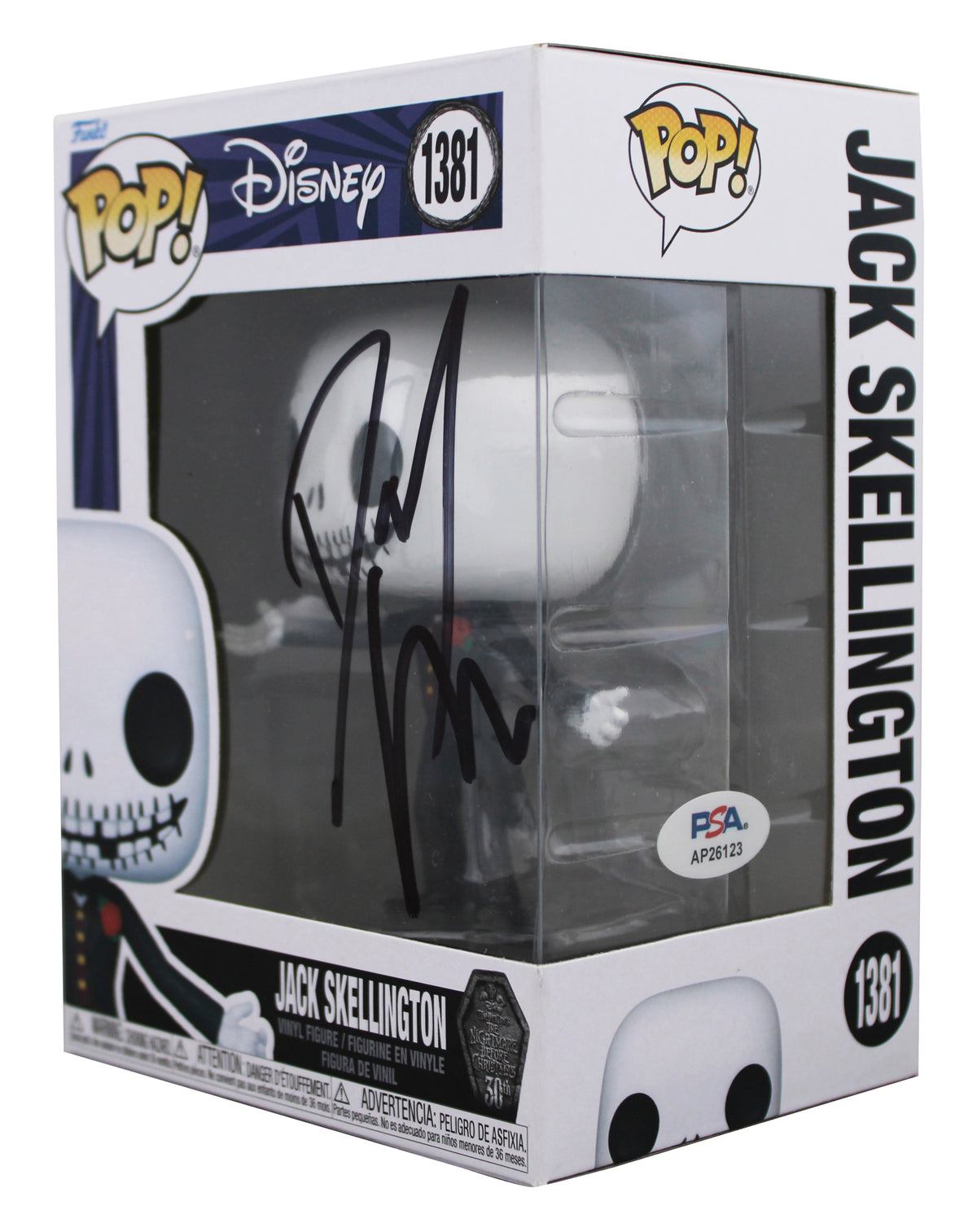 Danny Elfman Signed Jack Skellington #1381 Funko Pop Vinyl Figure PSA #AP26123