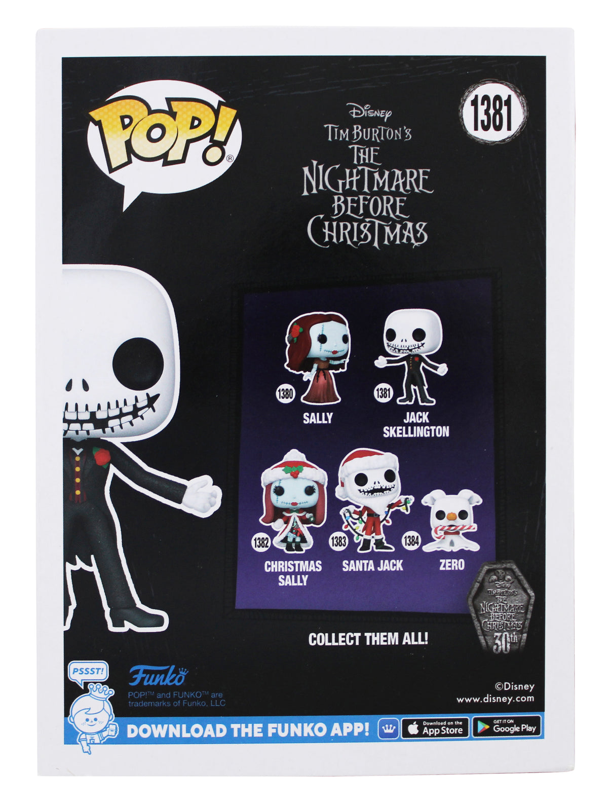 Danny Elfman Signed Jack Skellington #1381 Funko Pop Vinyl Figure PSA #AP26123