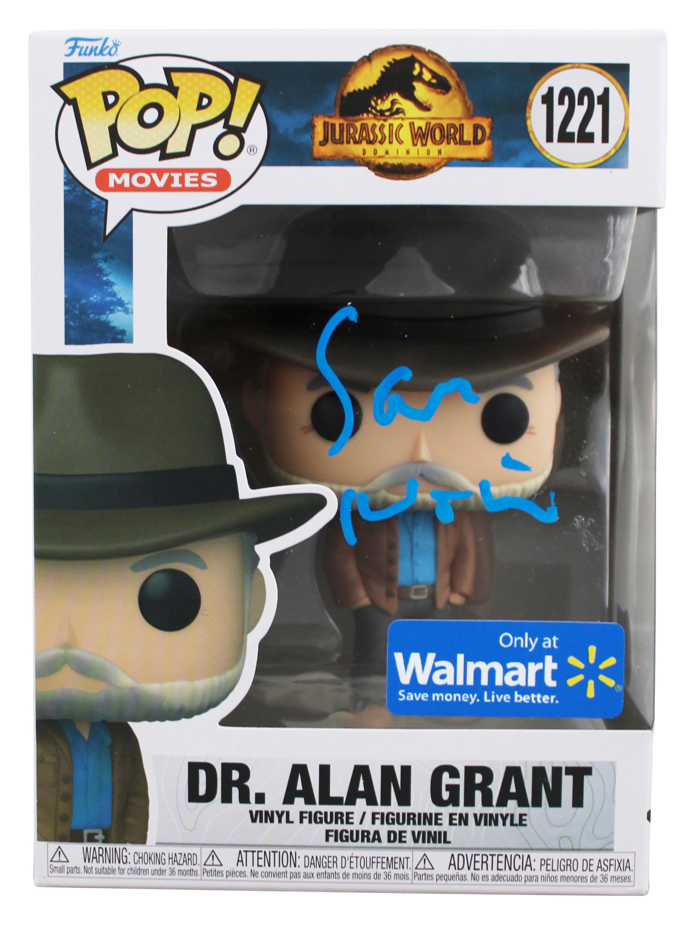Sam Neill Signed Dr. Alan Grant #1221 Funko Pop Vinyl Figure BAS #BQ31344