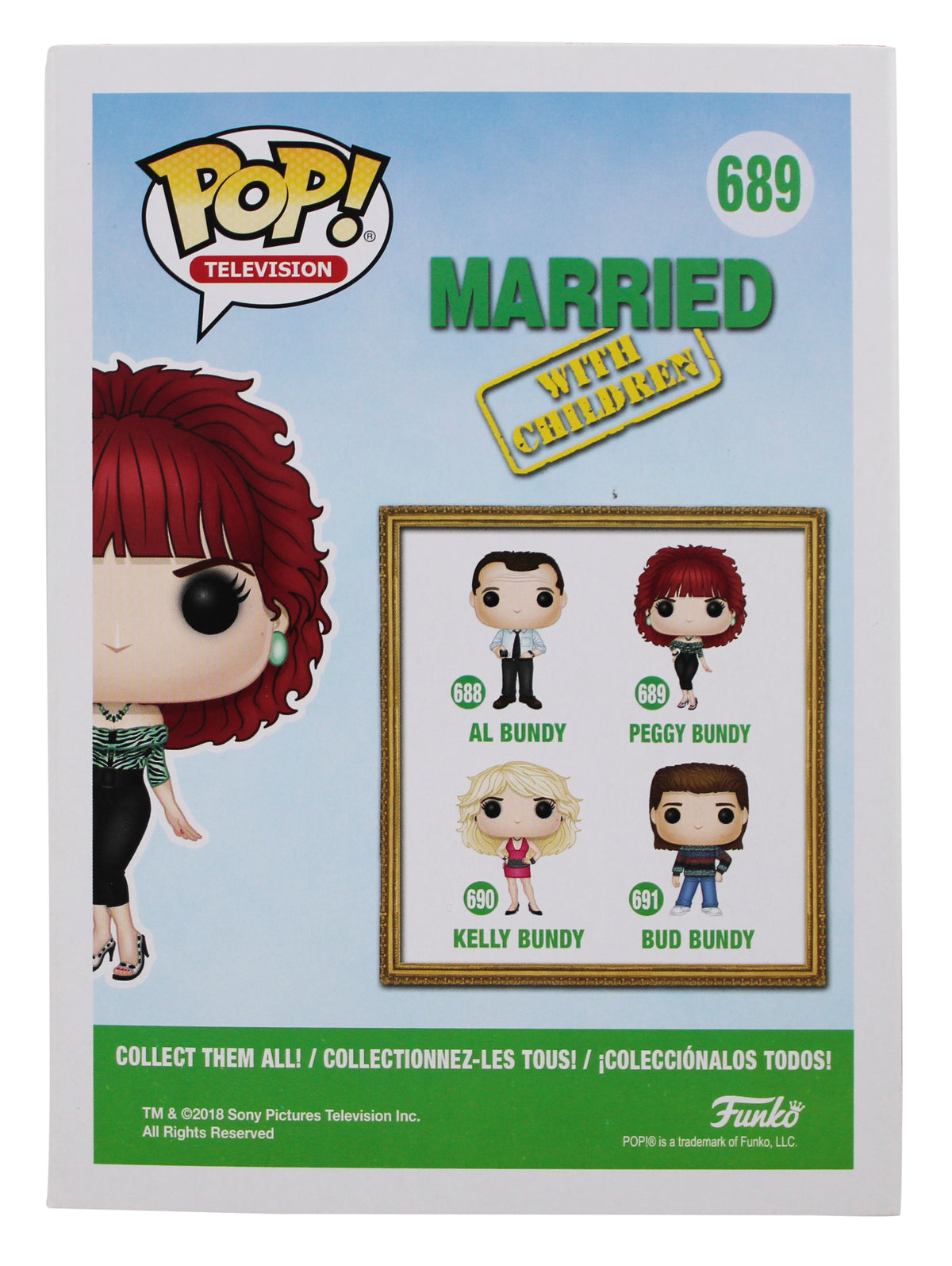 Katey Sagal Married W/ Children Signed Peggy #689 Funko Pop Vinyl Figure BAS