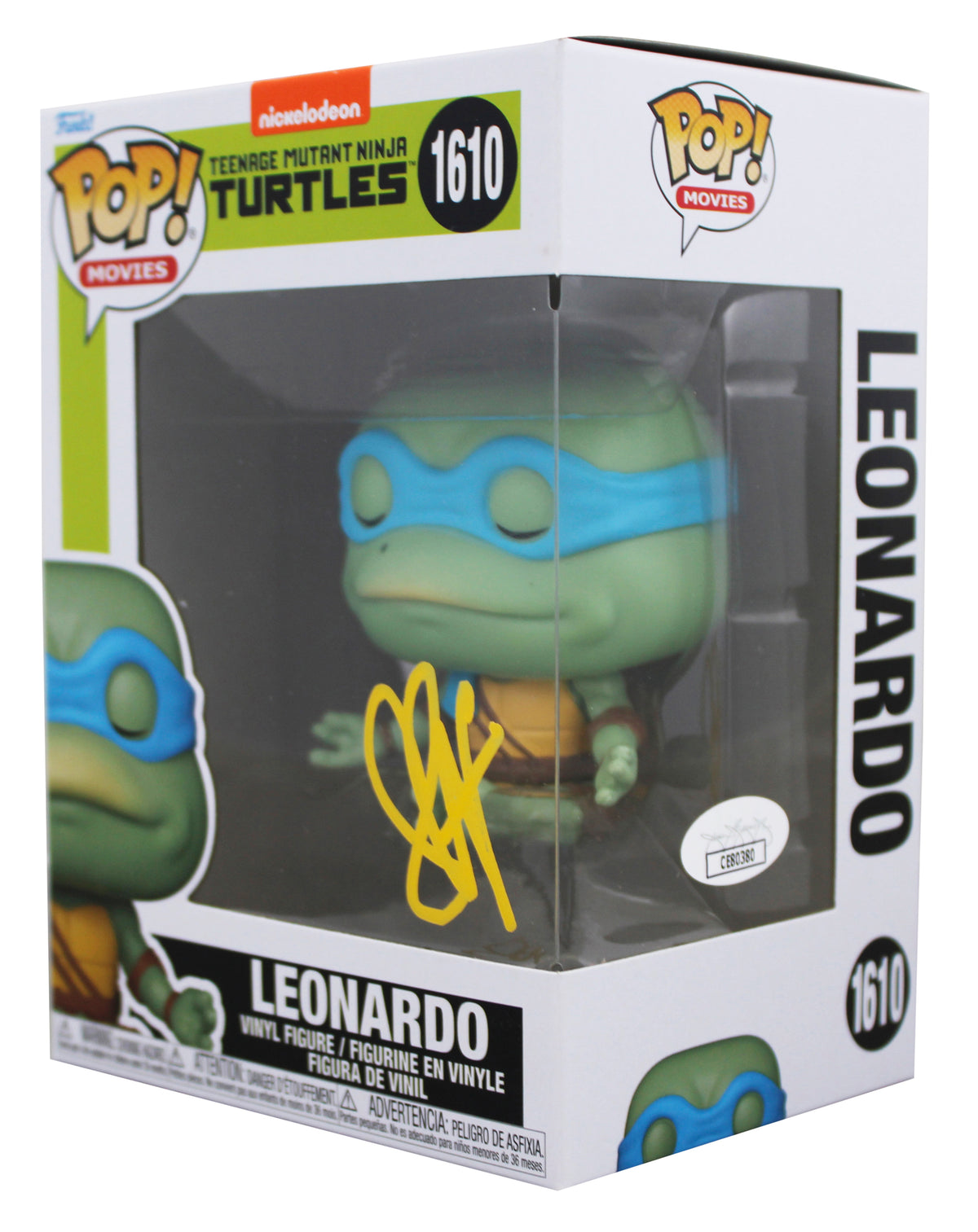 Seth Green TMNT Signed Leonardo #1610 Funko Pop Vinyl Figure JSA #CE80380
