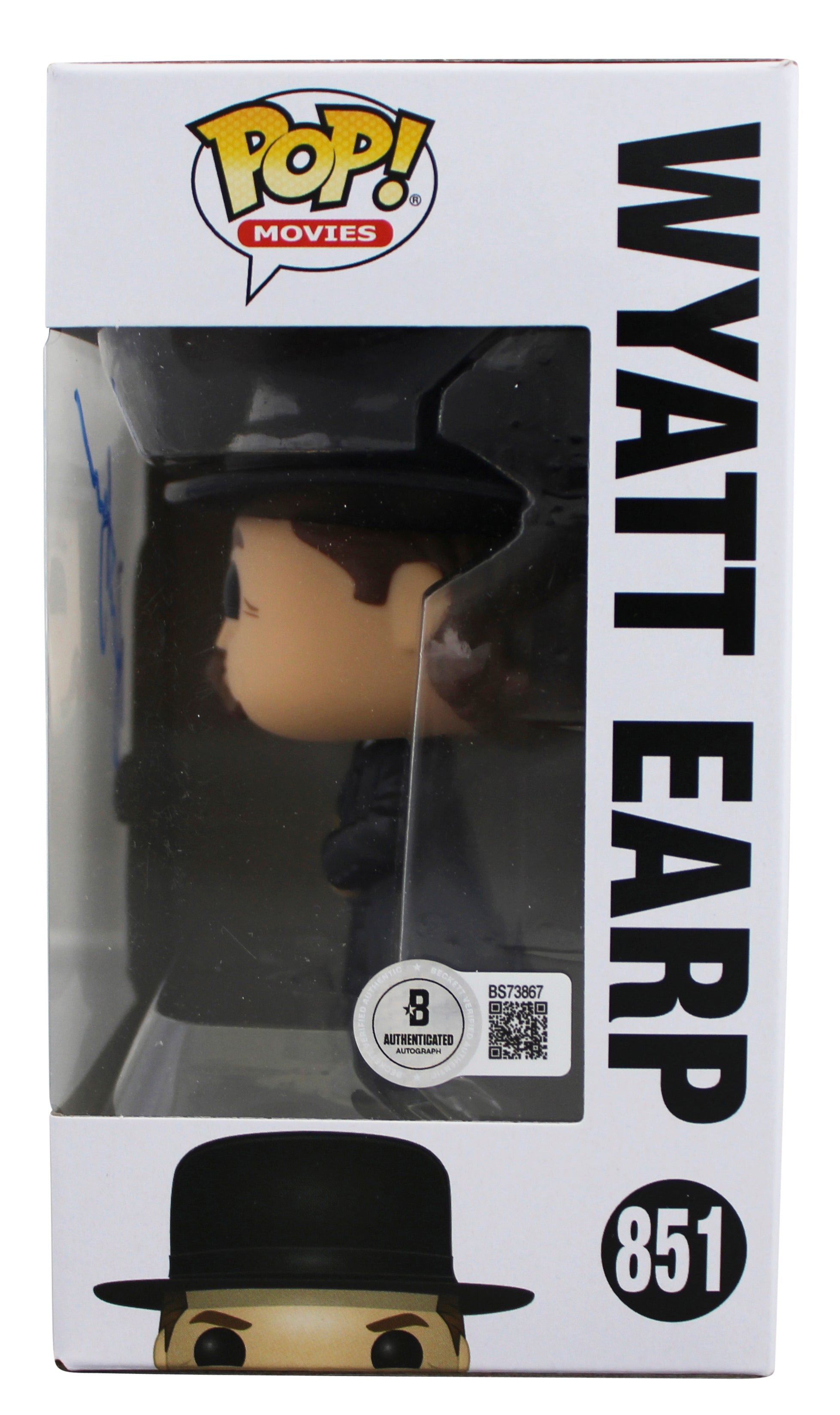 Kurt Russell Tombstone Signed Wyatt Earp #851 Funko Pop Figure BAS #BS73867