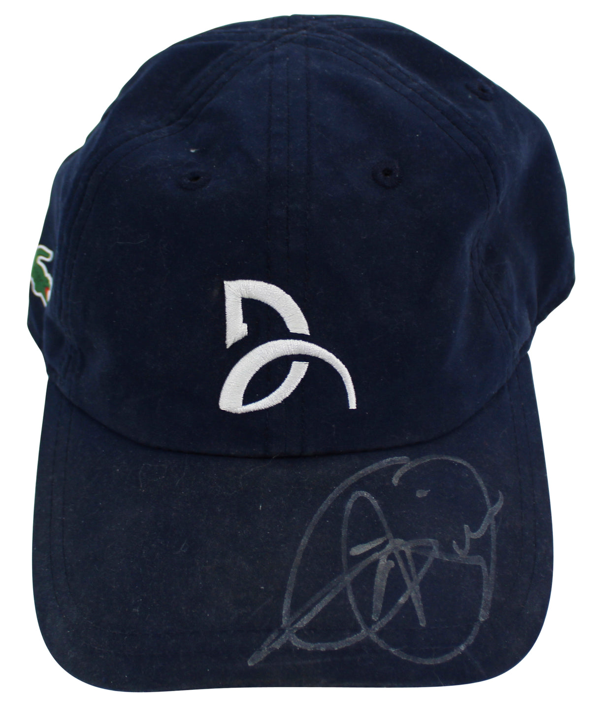 Novak Djokovic Authentic Signed Navy Blue Lacoste Match Used Hat BAS #AB77952