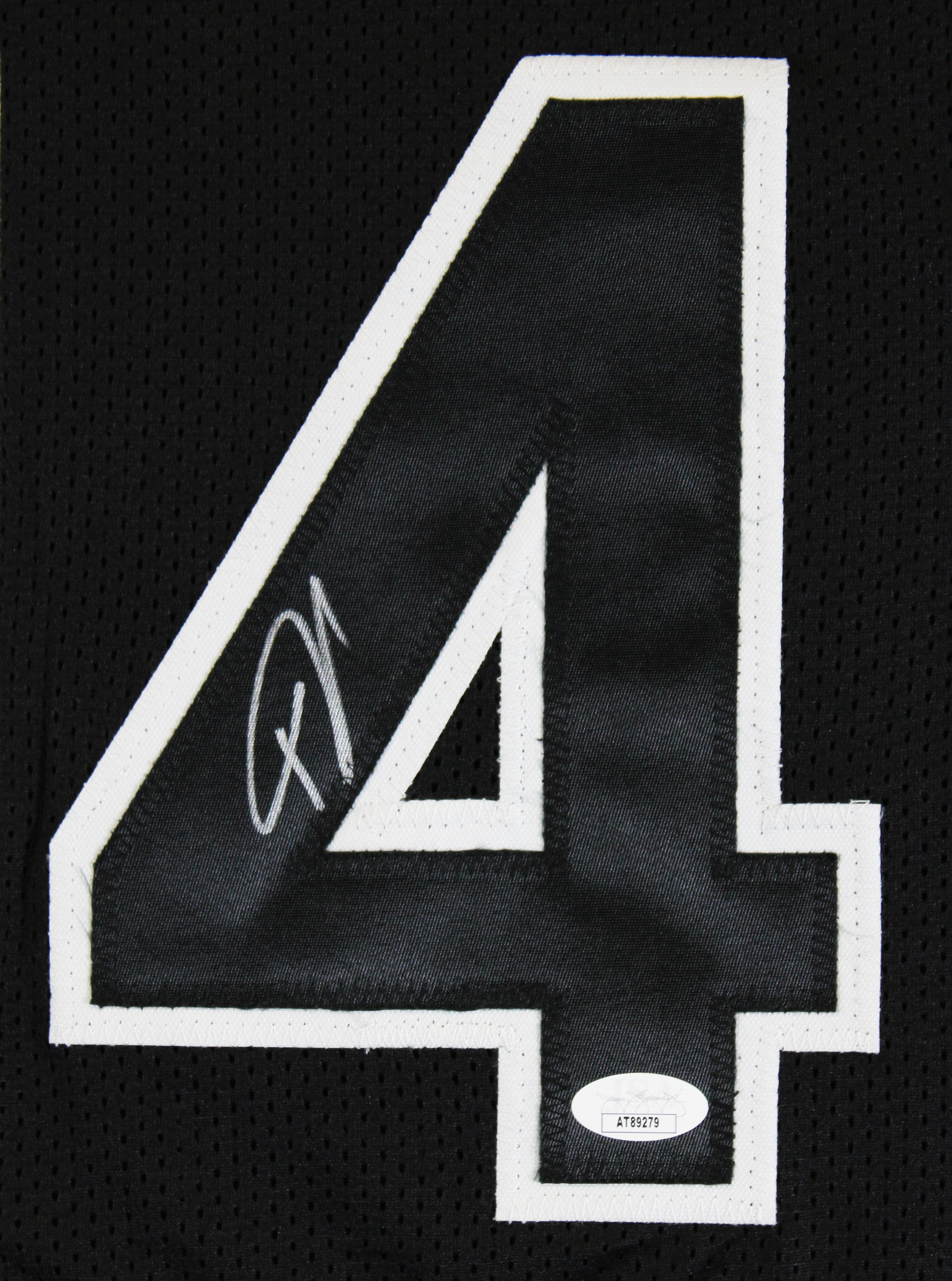 Giannis Antetokounmpo Signed Black Pro Style Framed Jersey w/ Black Numbers JSA