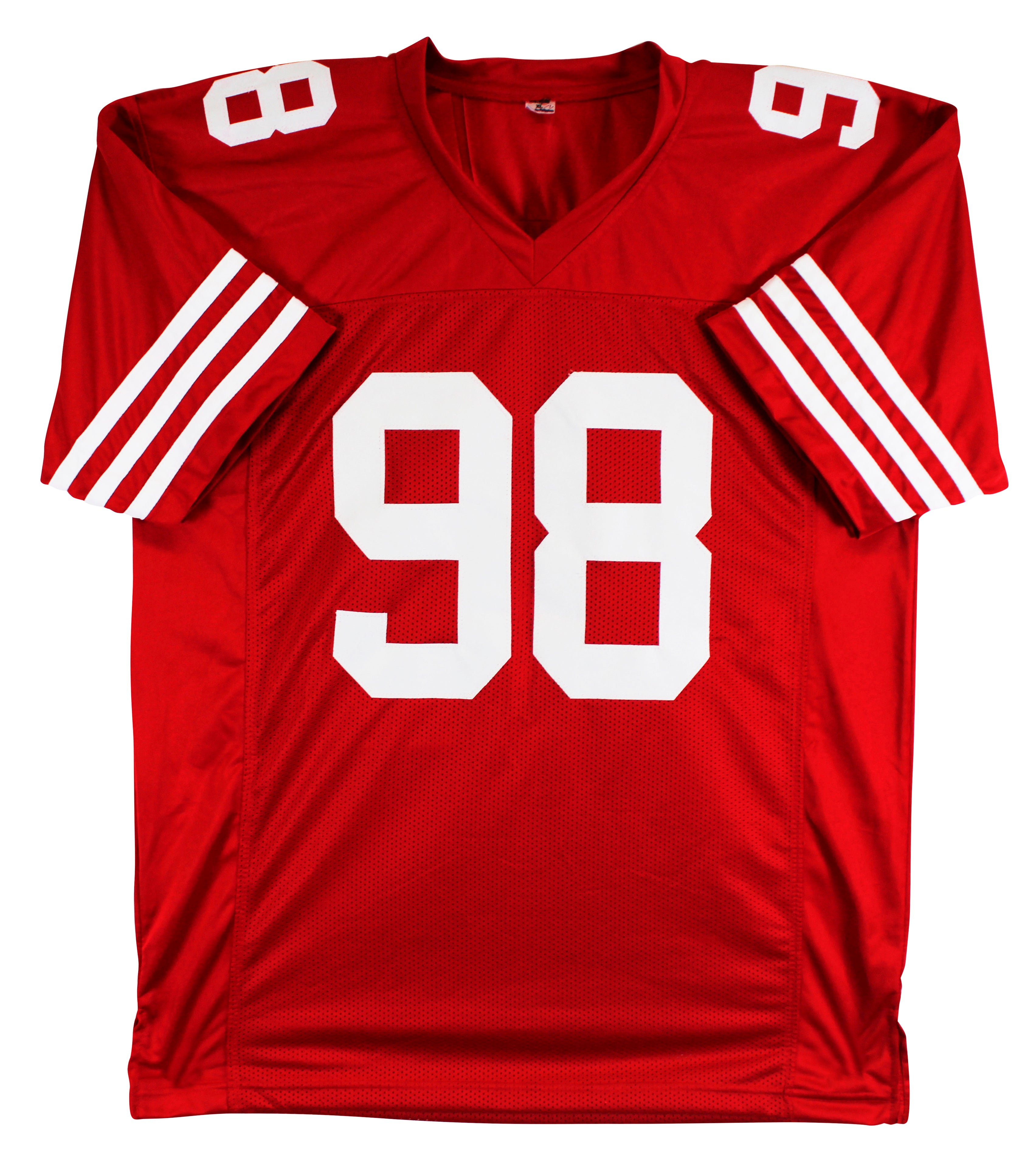 Mykel Williams Authentic Signed Red Pro Style Jersey Autographed BAS Witnessed