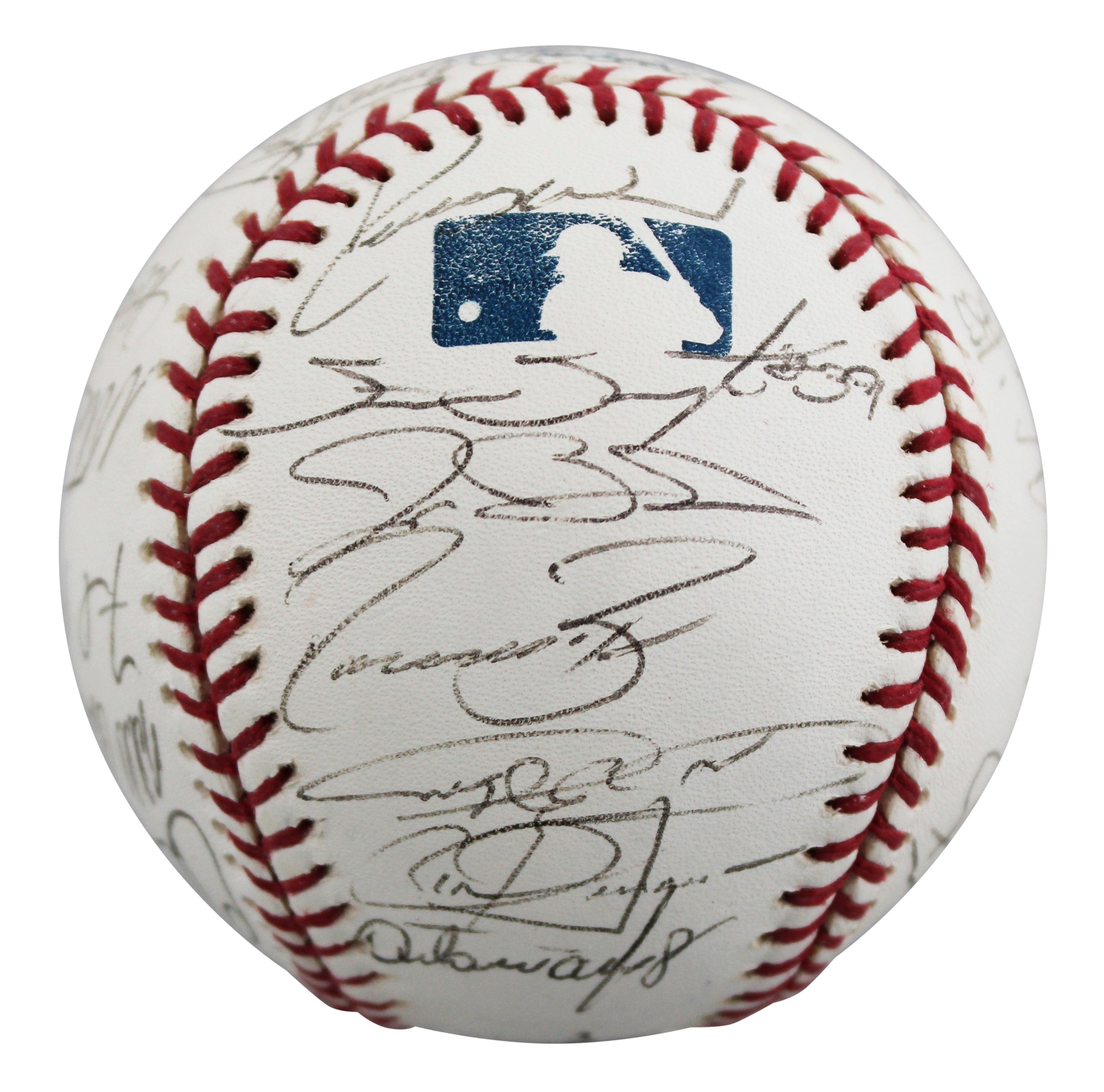 2002 Cubs (28) Santo, McGriff, Bellhorn +25 Signed OML Baseball BAS #AE64195
