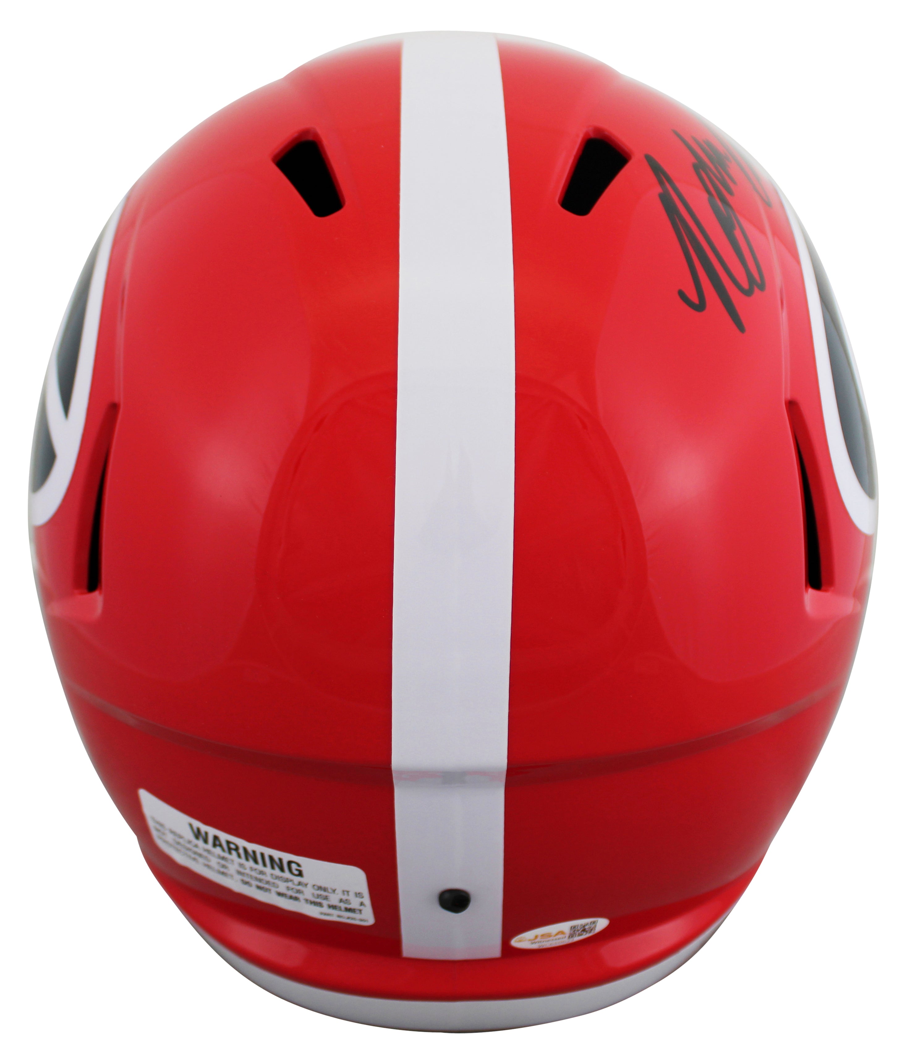 Georgia Nolan Smith Authentic Signed Full Size Speed Rep Helmet JSA Witness