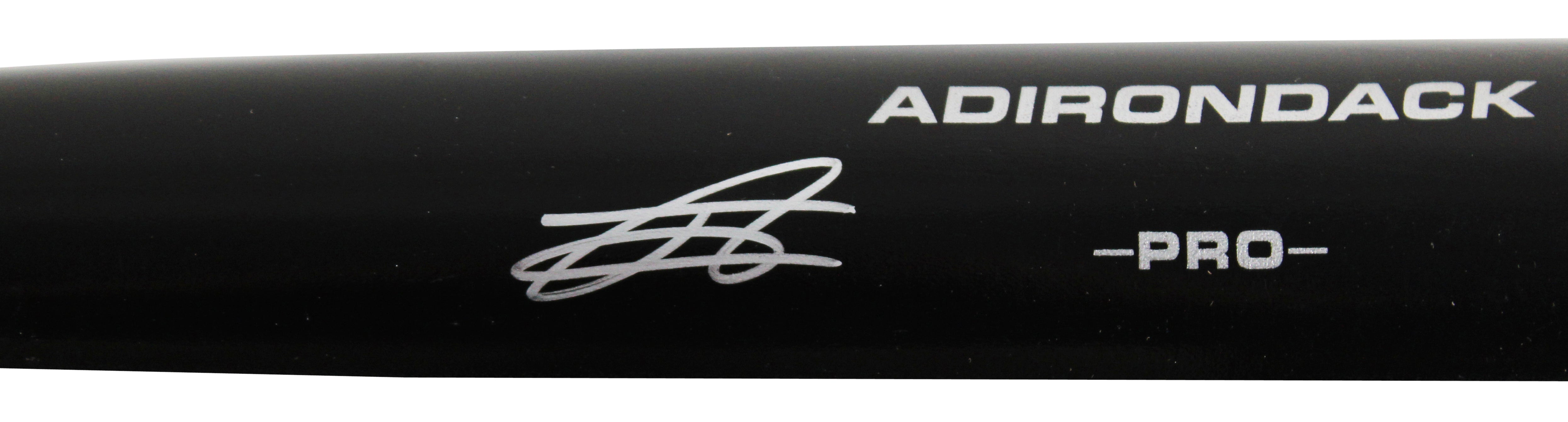 Mariners Julio Rodriguez Authentic Signed Black Rawlings Adirondack Bat BAS