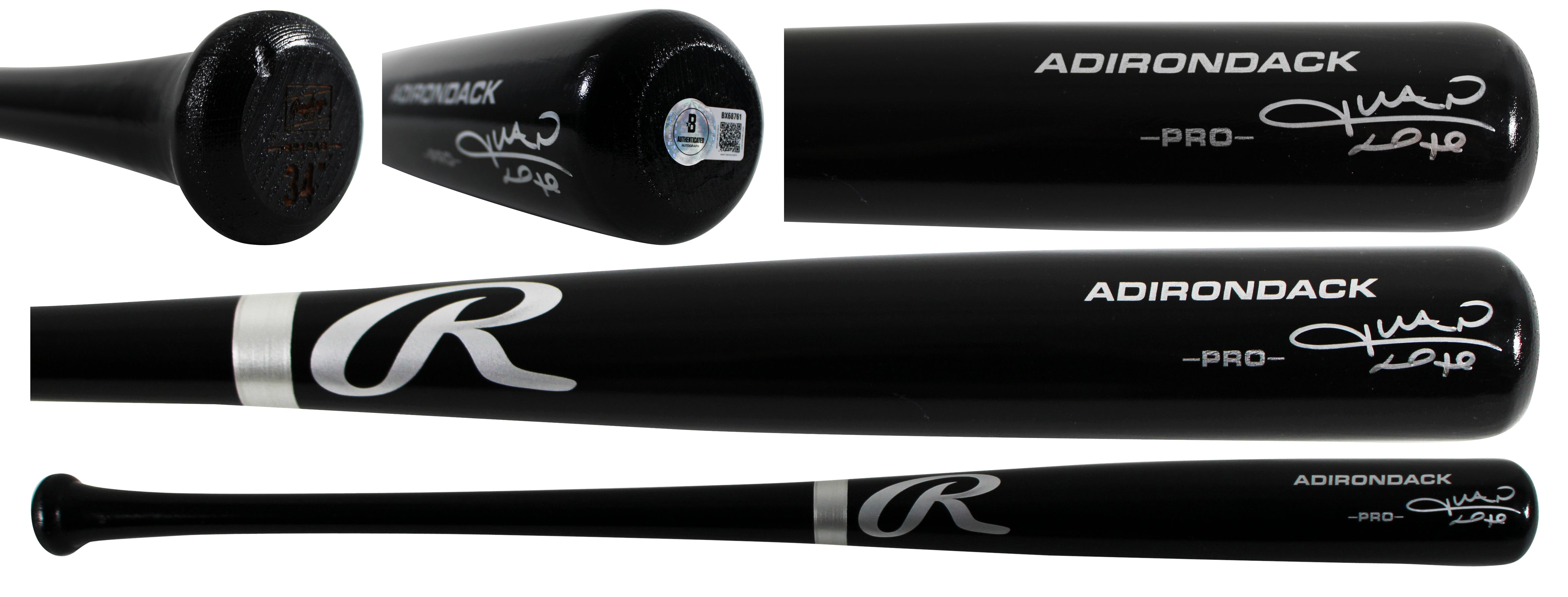 Mets Juan Soto Signed Black Rawlings Adirondack Baseball Bat BAS #BX68761