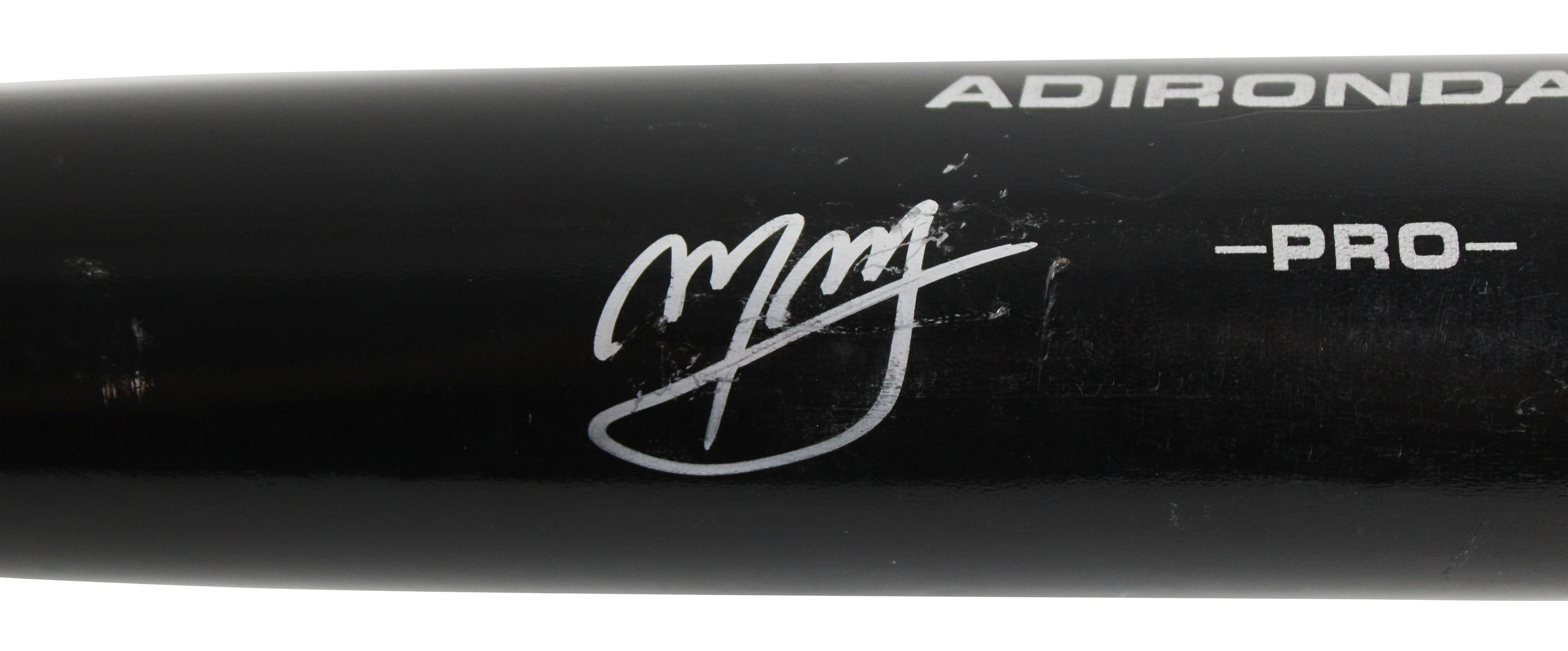 Padres Manny Machado Signed Black Rawlings Adirondack Baseball Bat BAS #BX68758