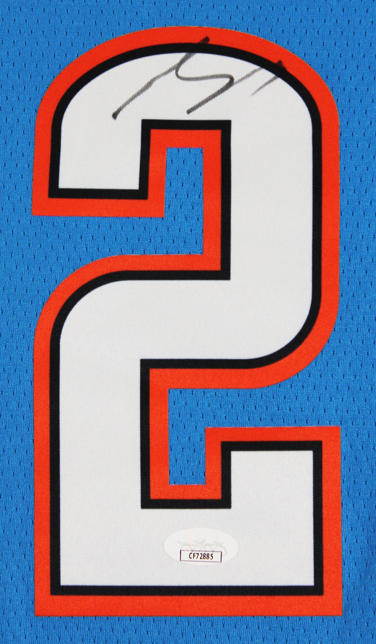 Thunder Shai Gilgeous-Alexander Signed Blue Nike Icon Ed. Jersey JSA #CF72885
