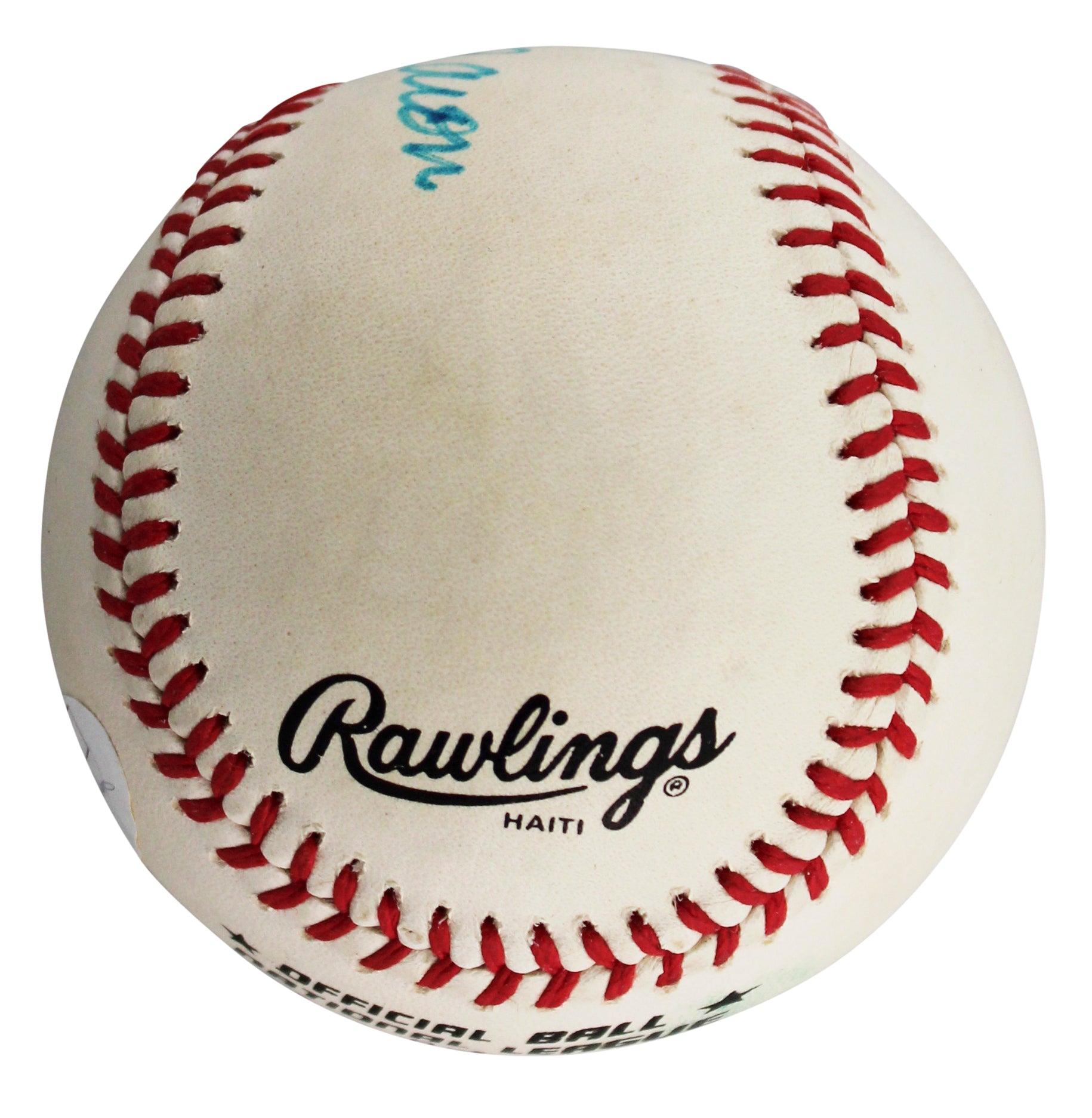 Braves Hank Aaron Authentic Signed Charles Feeney Onl Baseball JSA #YY61141