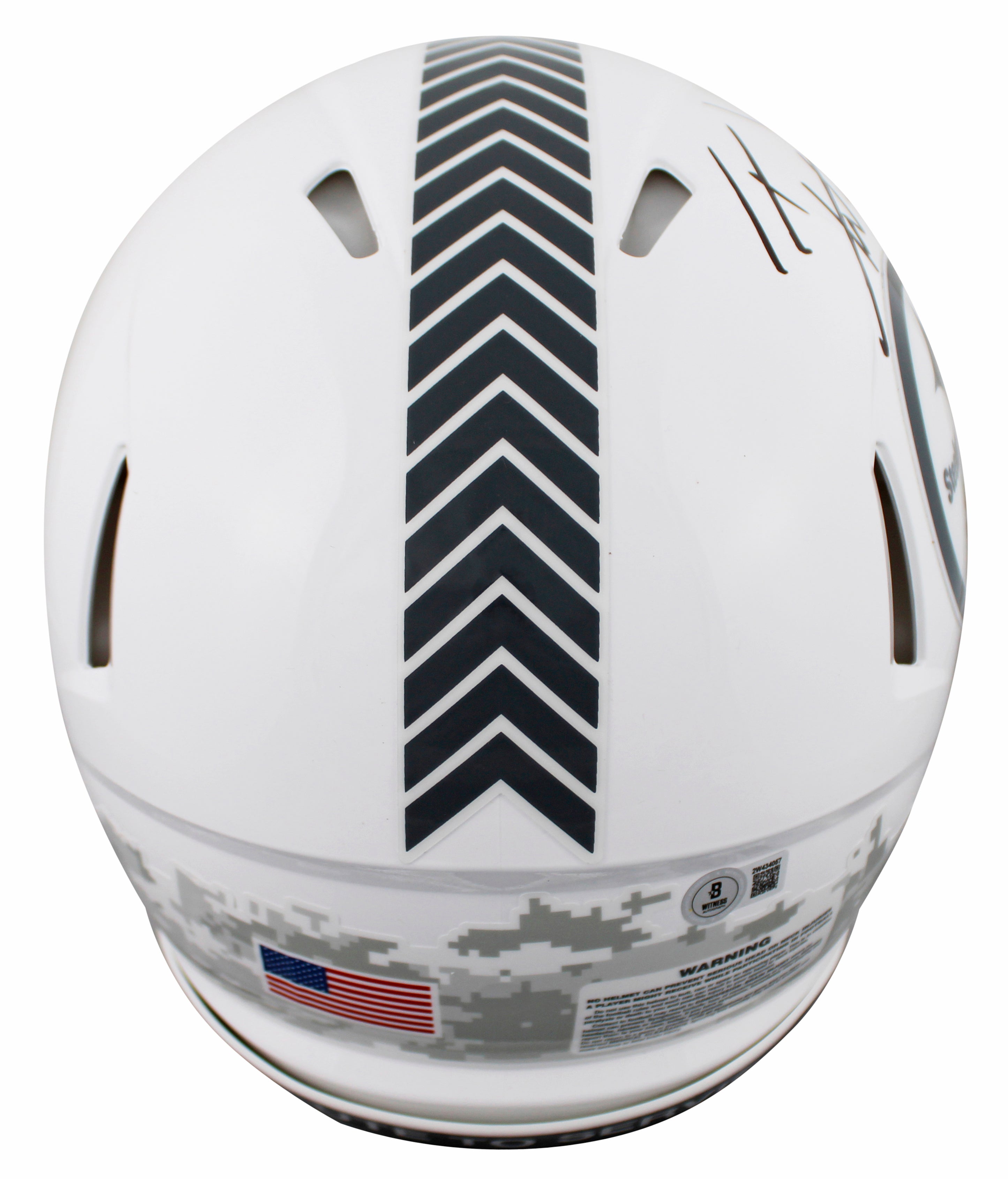 Steelers T.J. Watt Signed STS III Full Size Speed Proline Helmet BAS Witnessed