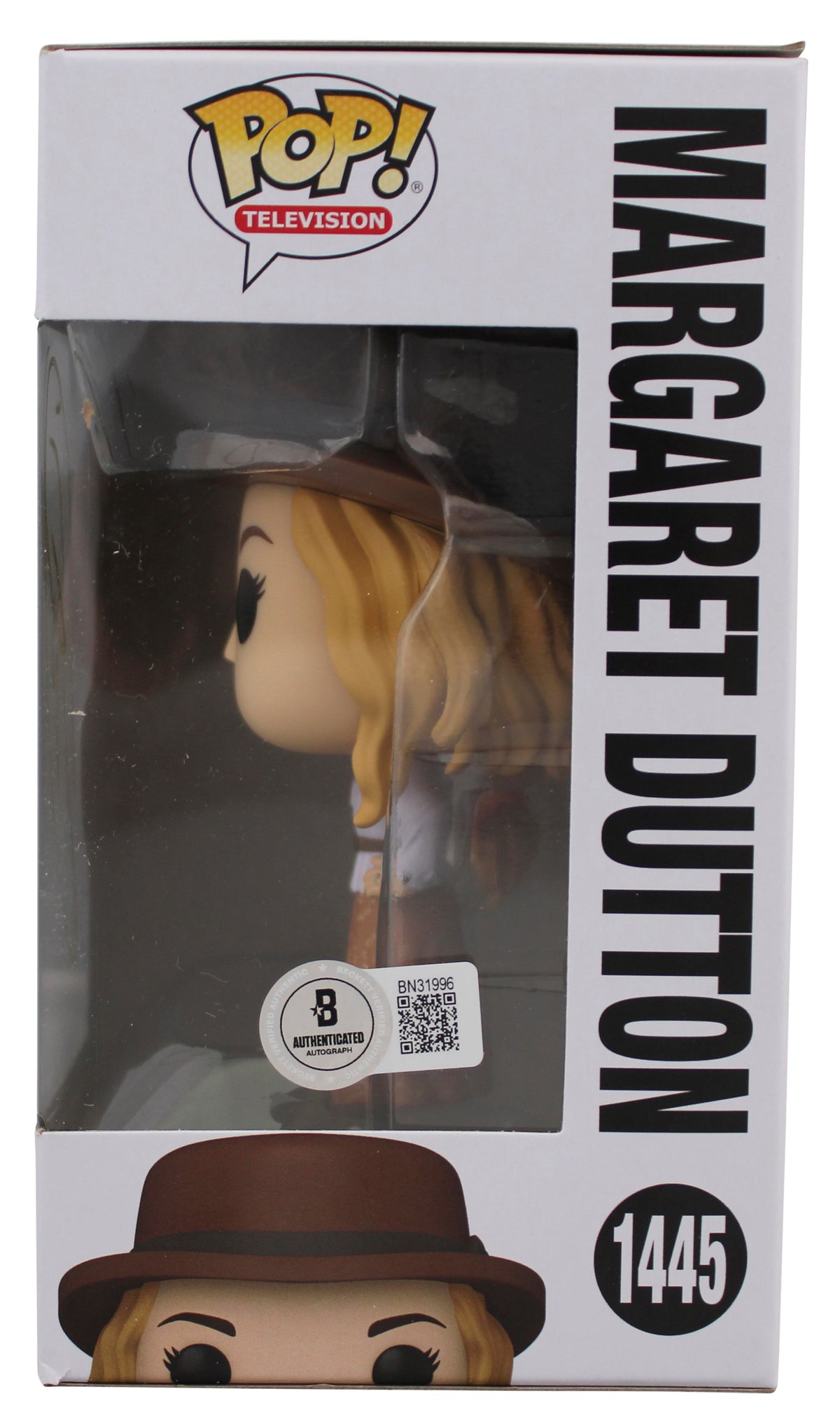 Faith Hill 1883 Signed Margaret Dutton #1445 Funko Pop Vinyl Figure BAS
