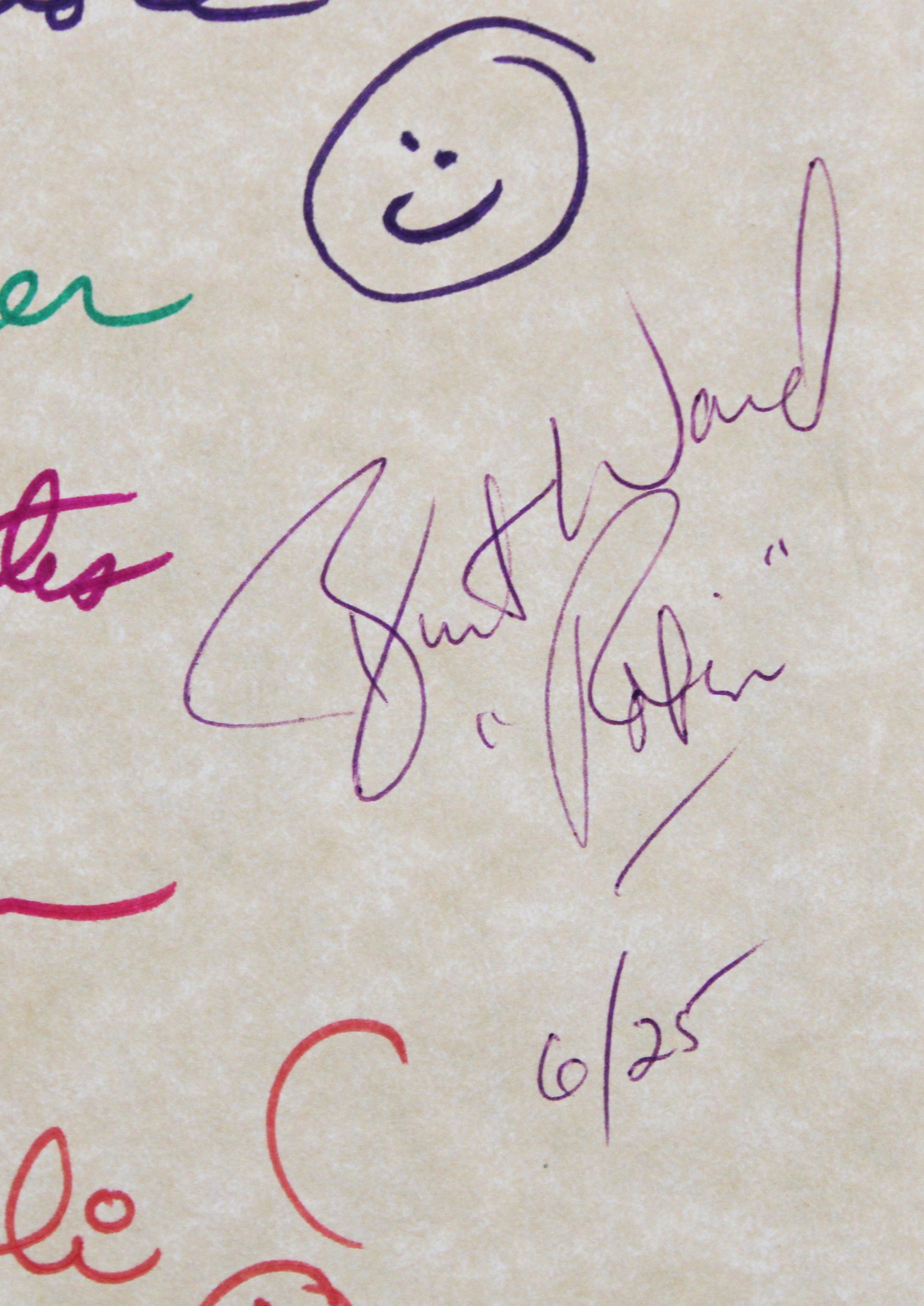 Burt Ward Batman "Holy... Robin" Signed 8.5x11 Handwritten Sheet JSA #AK27098
