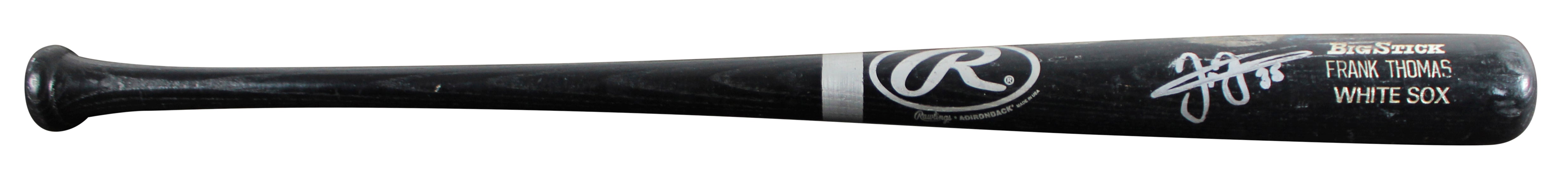 White Sox Frank Thomas Signed Game Used Rawlings Big Stick Player Model Bat BAS