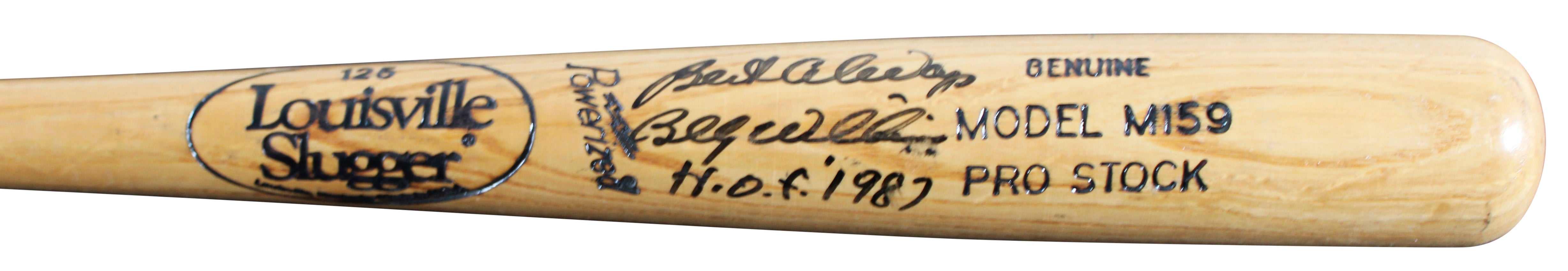 Billy Williams "2x Insc" Signed Louisville Slugger Baseball Bat BAS #BU55135