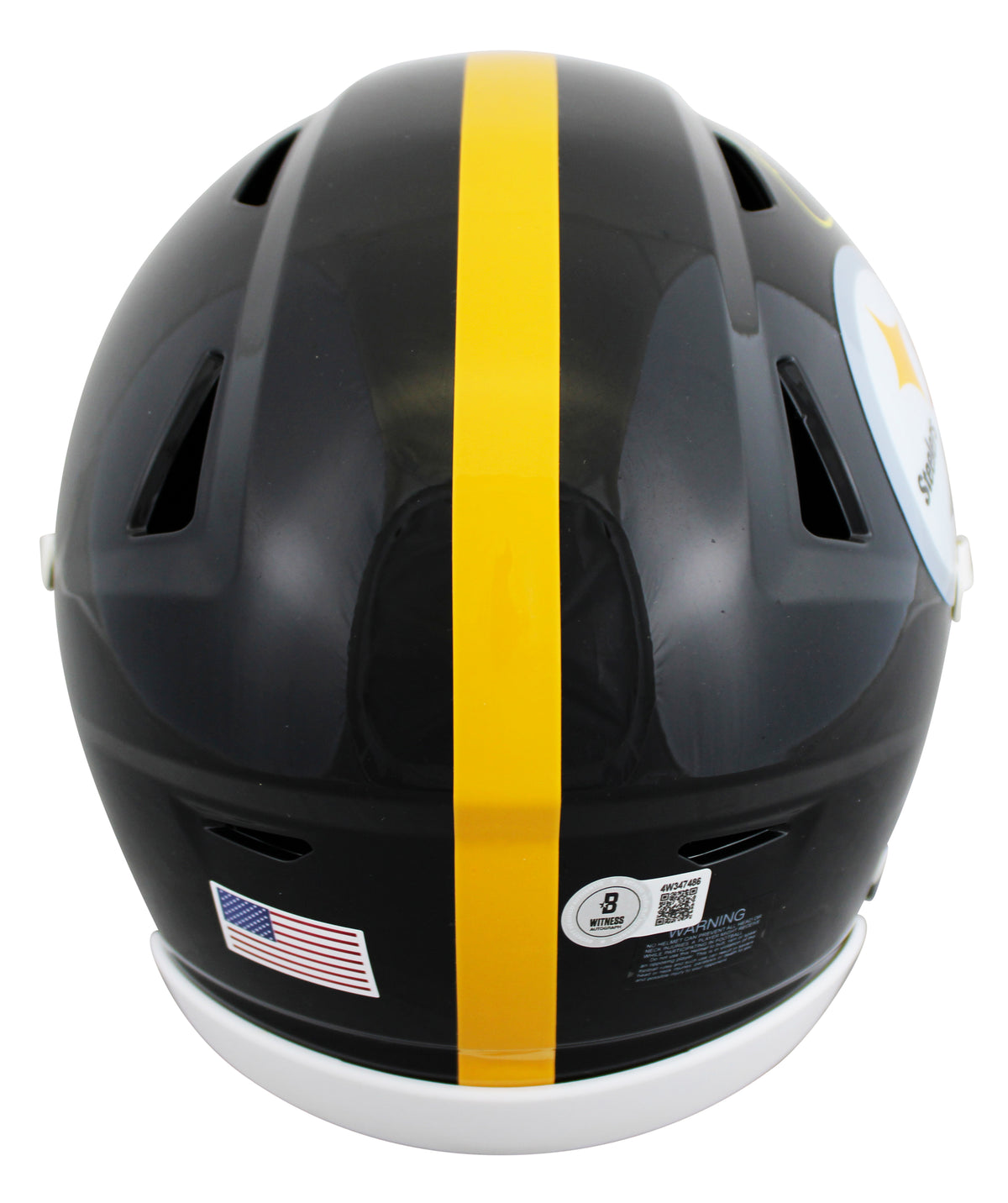 Steelers Jerome Bettis Authentic Signed Speed Flex Midi Helmet BAS Witnessed