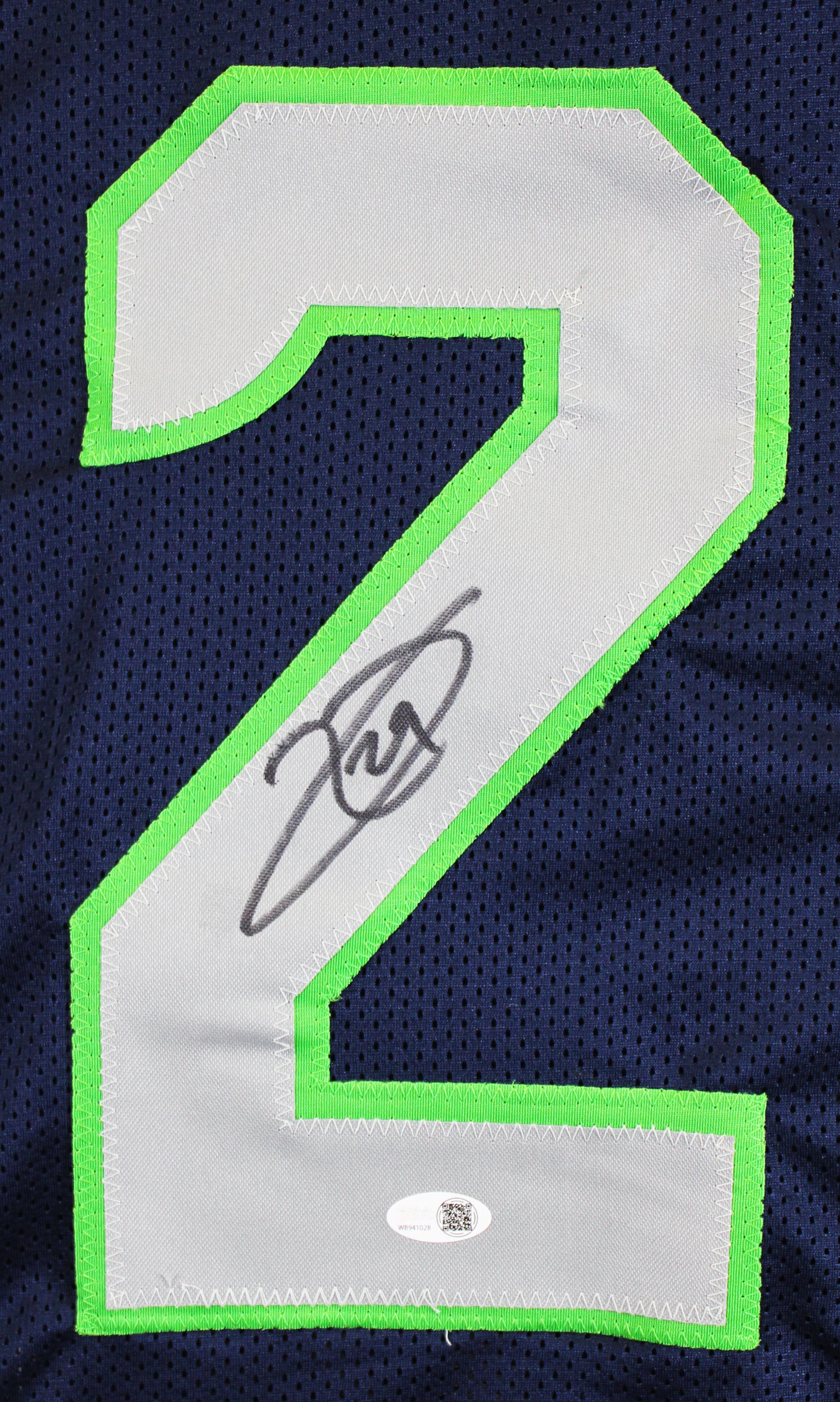 Earl Thomas Authentic Signed Navy Pro Style Jersey Autographed JSA Witness