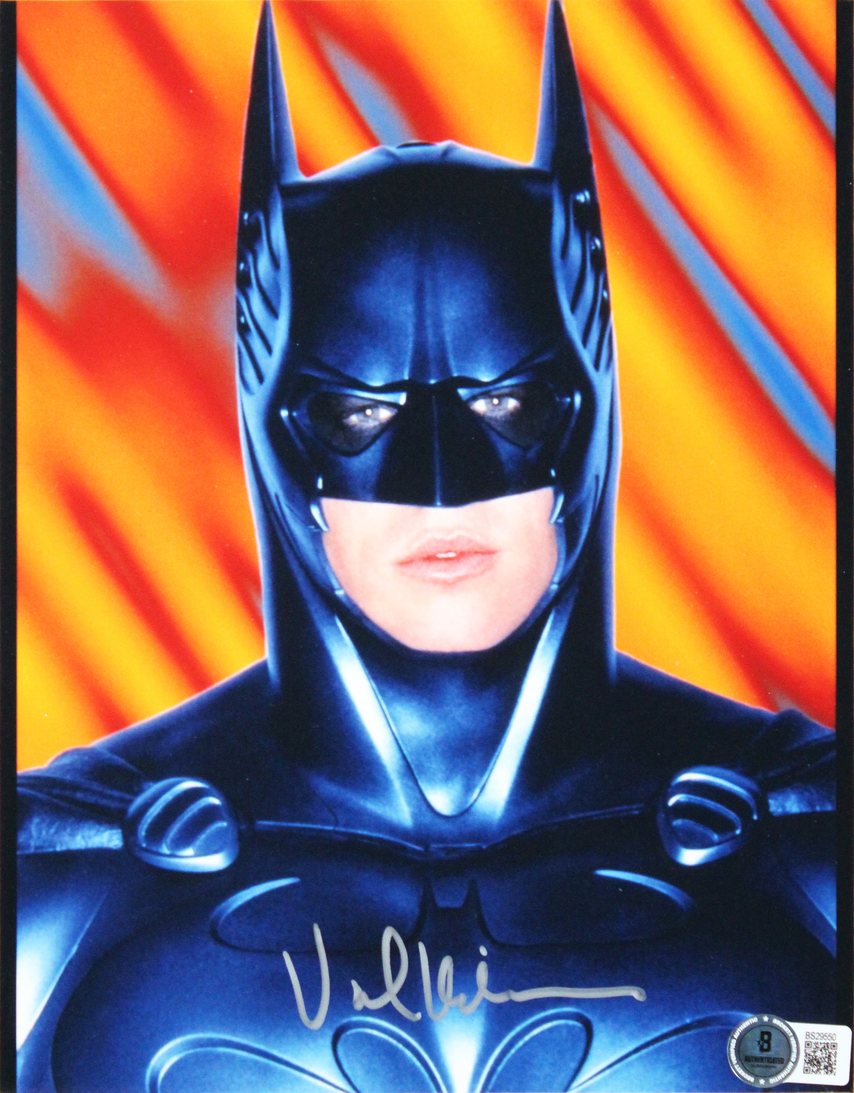 Val Kilmer & Jim Carrey Batman Forever Signed 8x10 Photo Framed Display BAS PSA