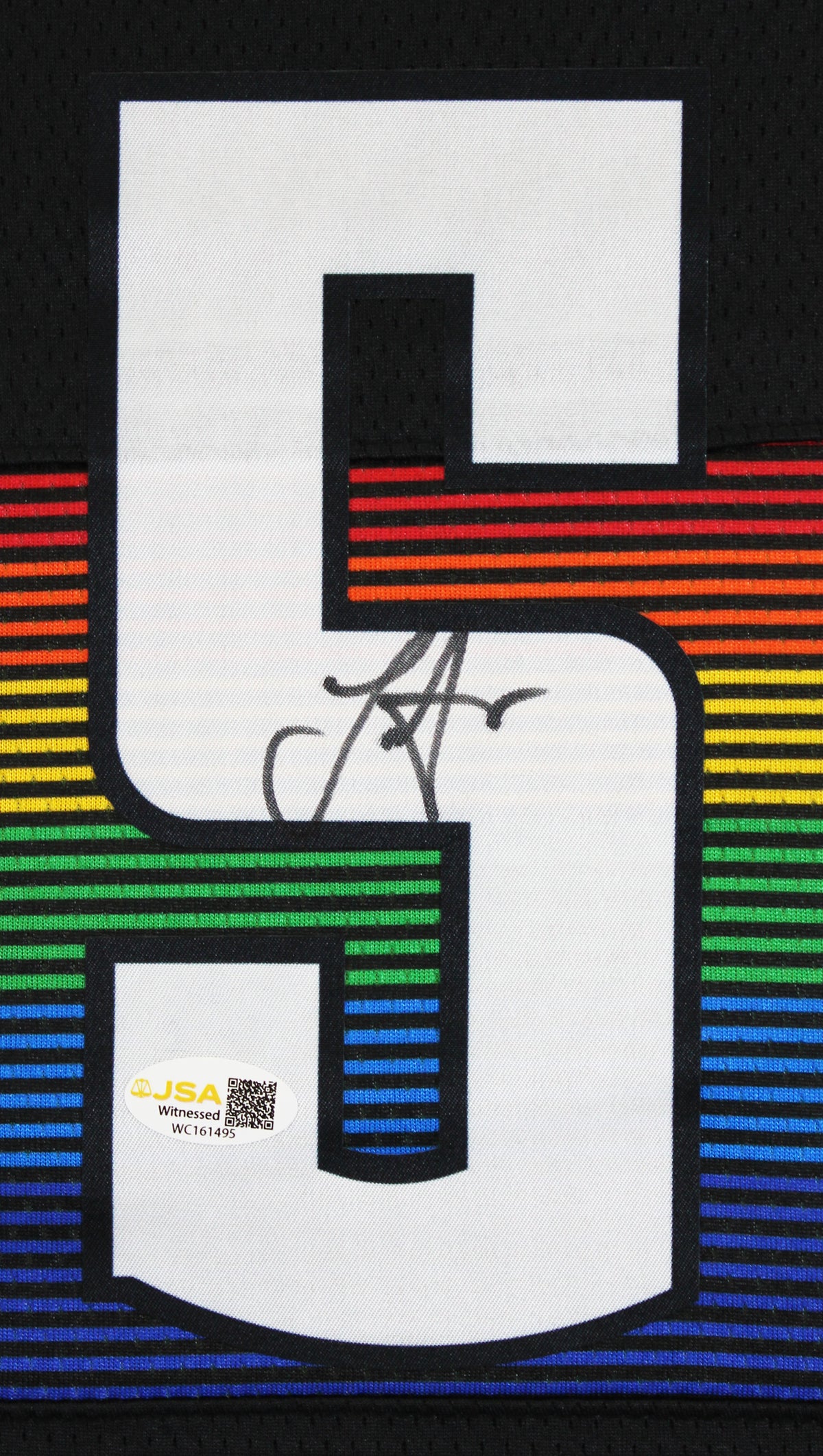 Nikola Jokic Authentic Signed Black Throwback Pro Style Framed Jersey JSA