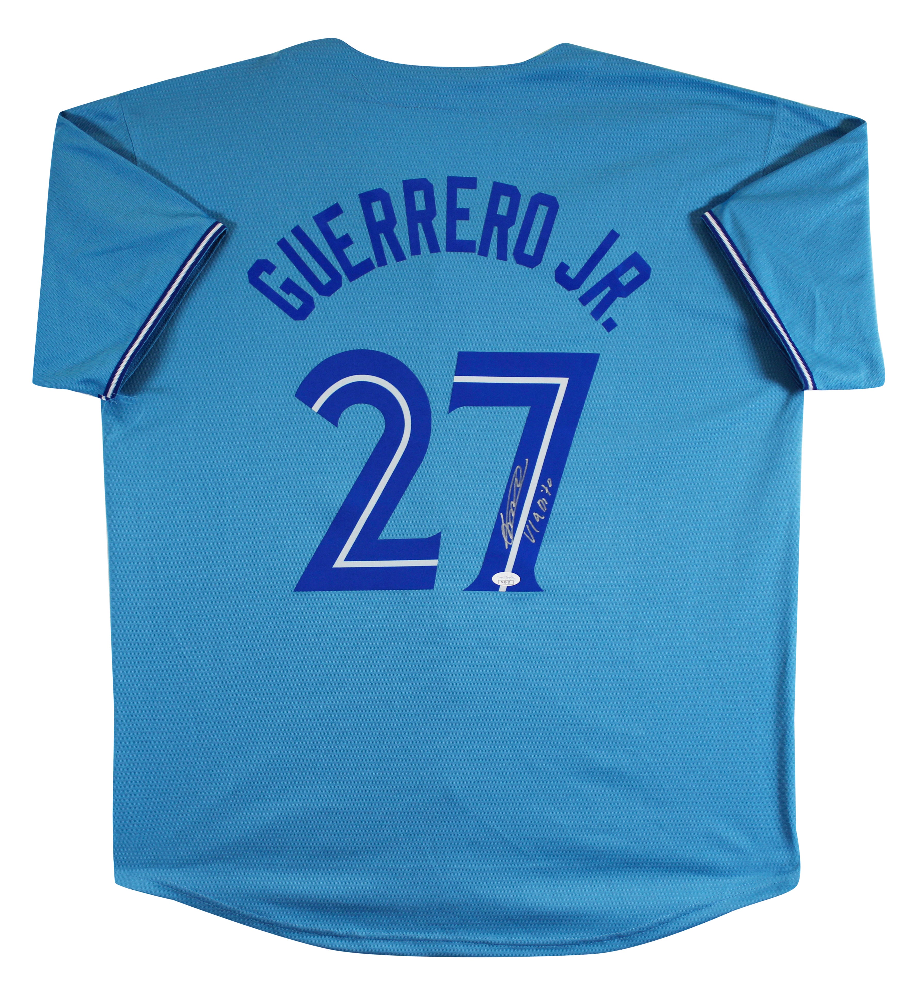 Vladimir Guerrero Jr. "Vladito" Authentic Signed Blue Pro Style Jersey JSA