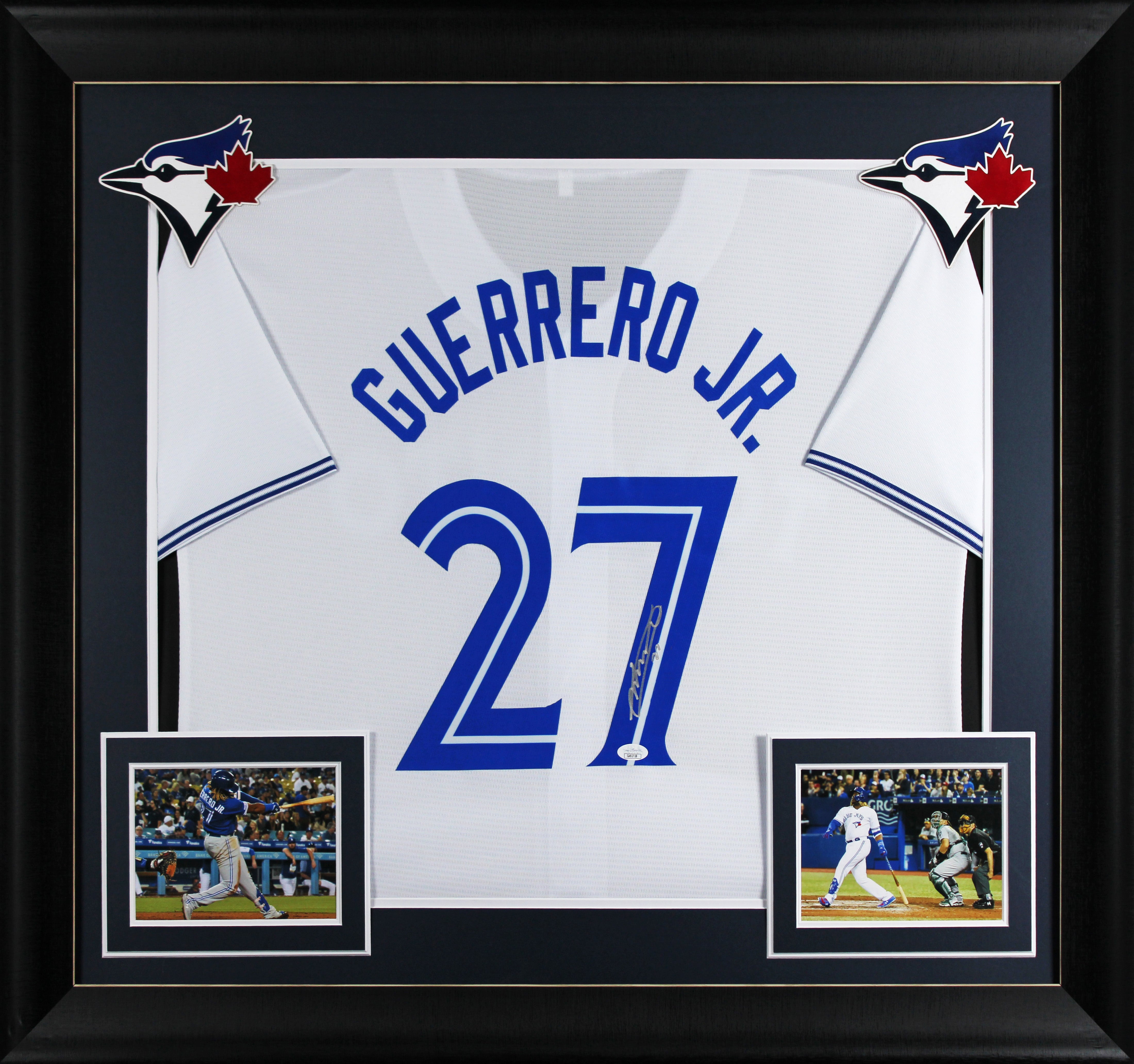 Vladimir Guerrero Jr. Authentic Signed White Pro Style Framed Jersey JSA