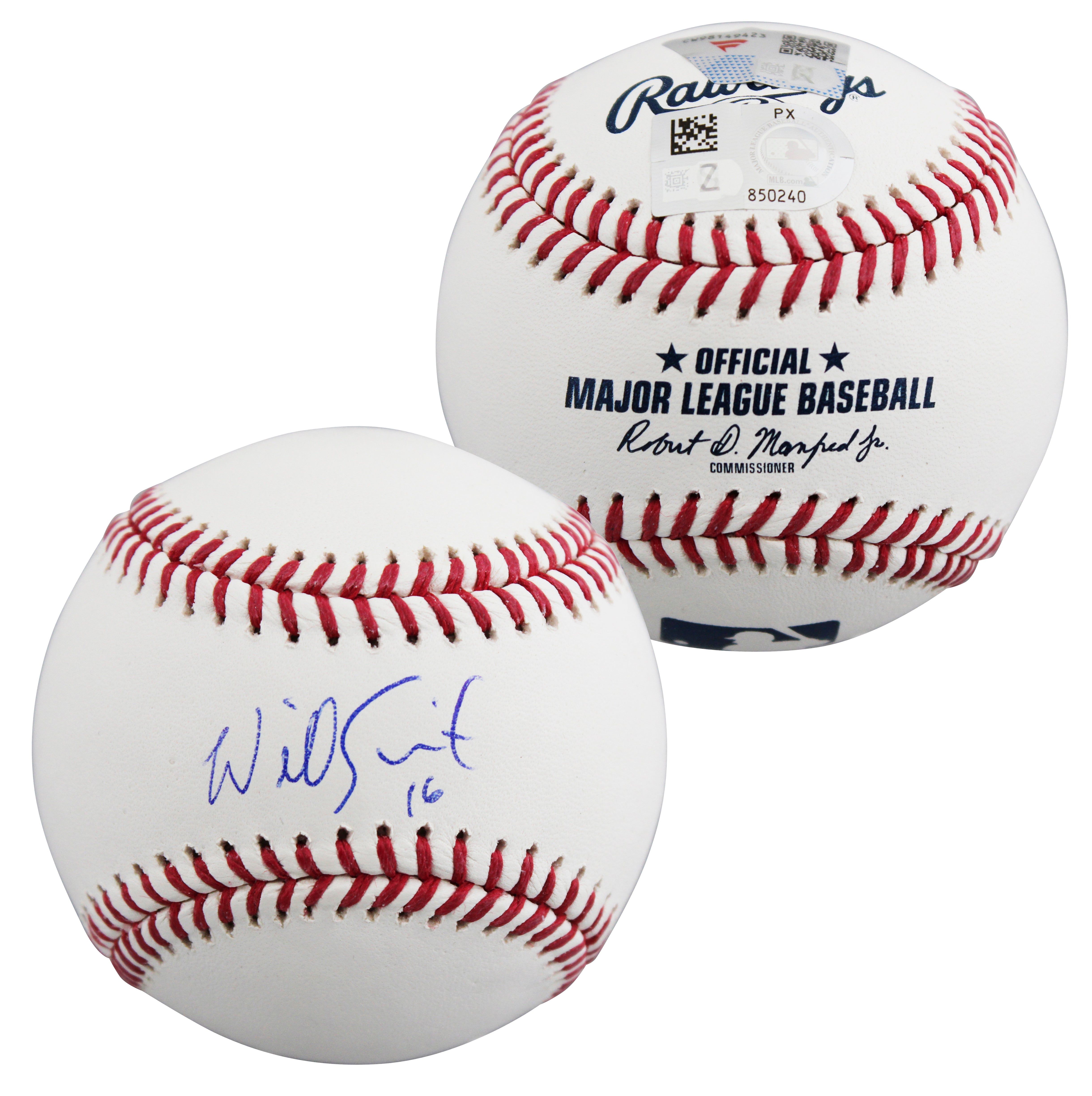 Dodgers Will Smith Authentic Signed Manfred OML Baseball W/ Case Fanatics