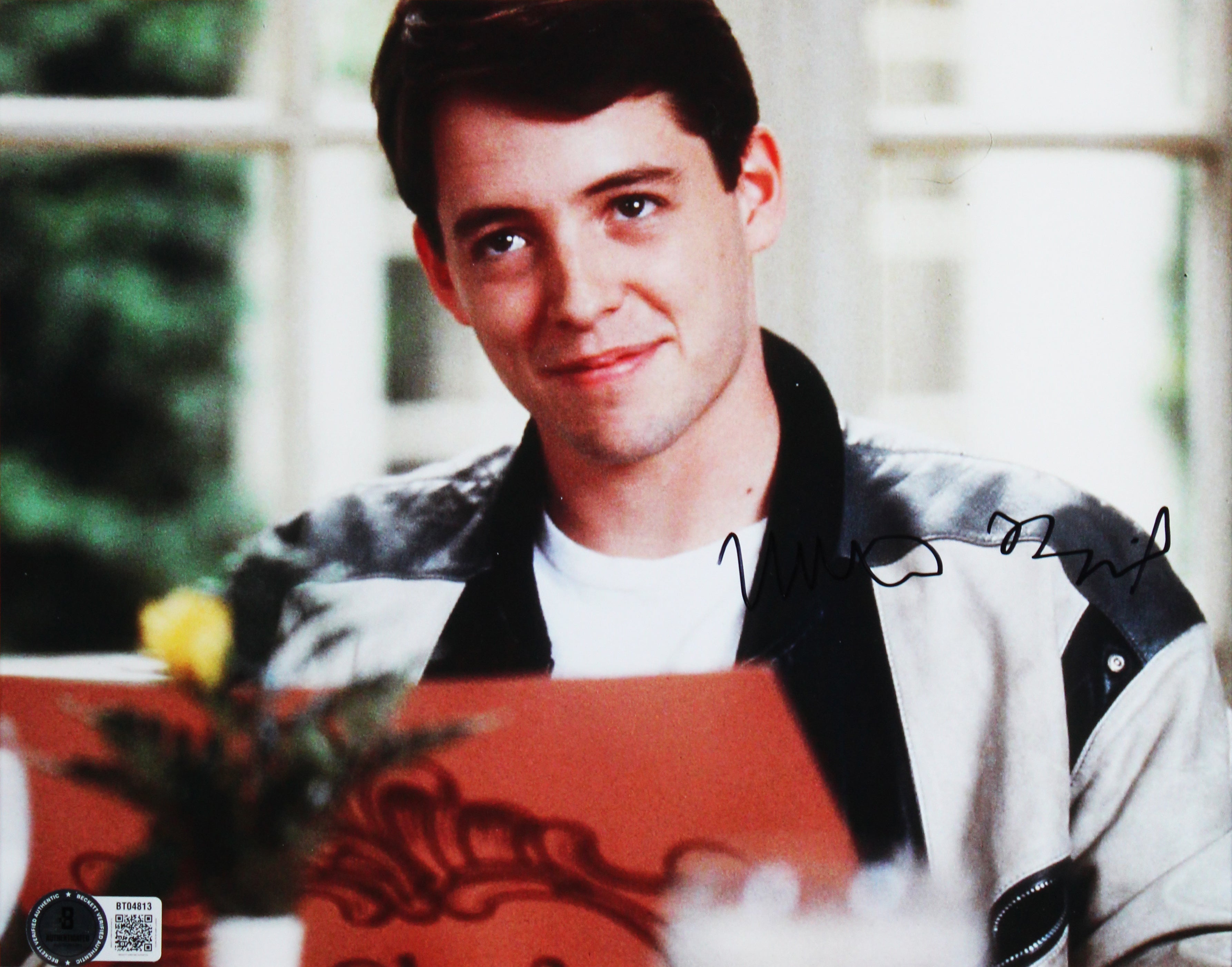 Matthew Broderick Ferris Bueller's Day Off Signed 8x10 Framed Photo BAS #BT04813