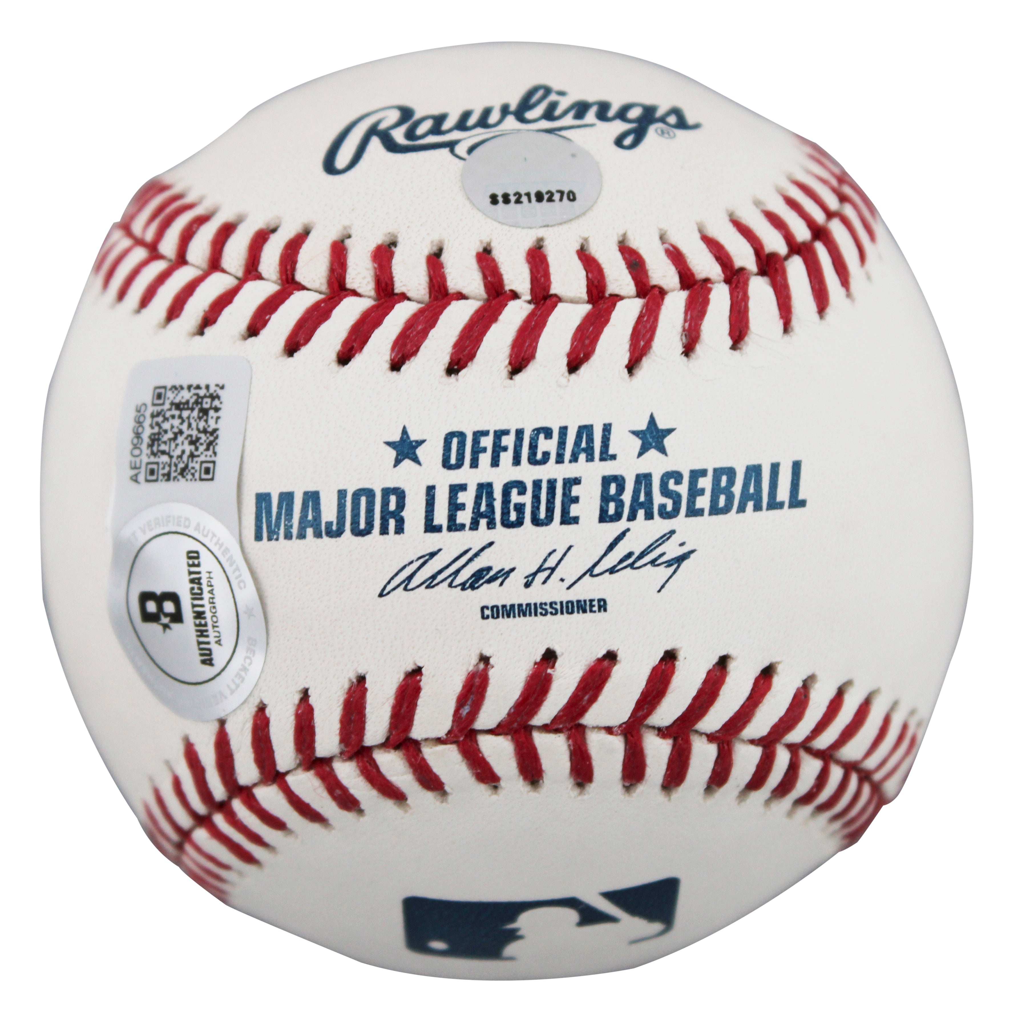 Yankees Derek Jeter Authentic Signed Manfred Oml Baseball BAS #AE09665