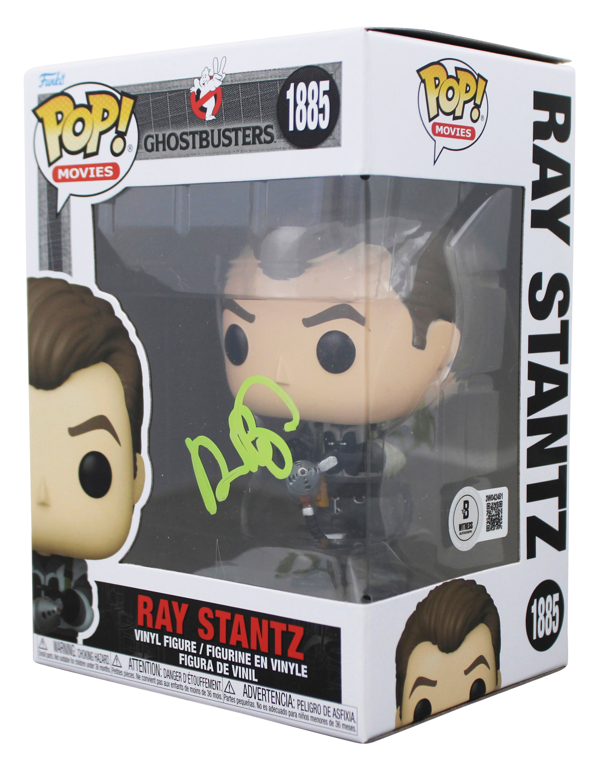 Dan Aykroyd Ghostbusters 2 Signed #1885 Ray Stantz Funko Pop Vinyl Figure BAS W